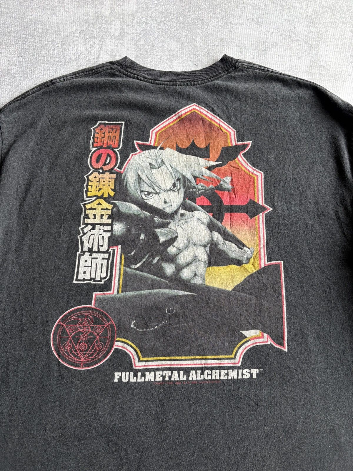 Anime Vintage 2004 Fullmetal Alchemist Long Sleeve Tee Shirt Size US XL / EU 56 / 4 - 5 Thumbnail