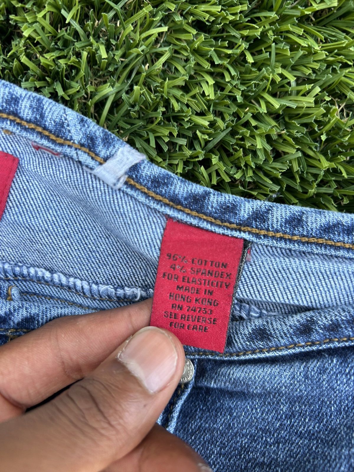 Other Dark Wash Blue Jeans Size US 32 / EU 48 - 3 Thumbnail