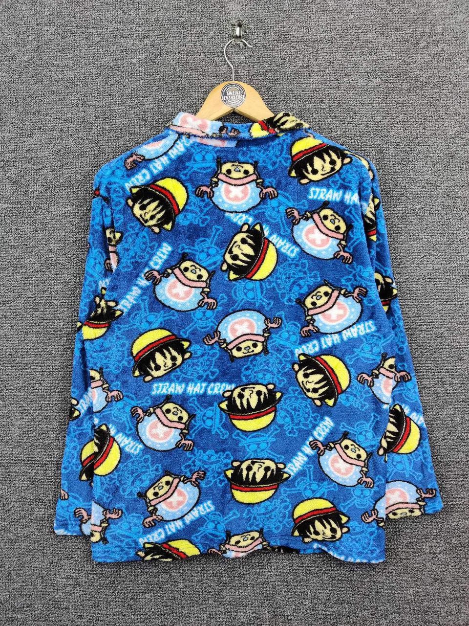 Cartoon Network Vintage One Piece Straw Hat Crew Fleece Shirt Size US M / EU 48-50 / 2 - 6 Thumbnail