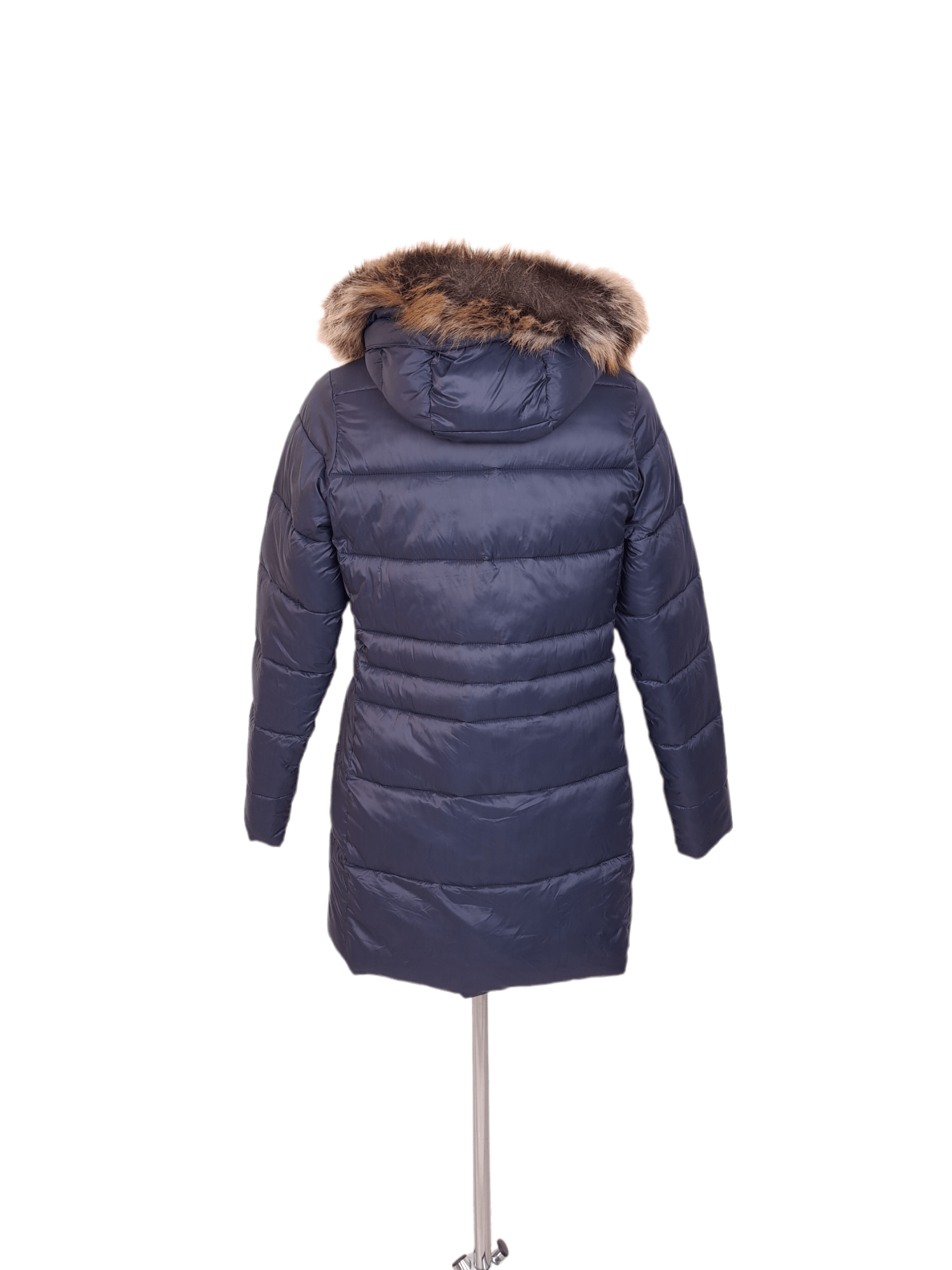 Barbour × Designer 💎Vintage Barbour Fibre Down Navy Black Puffer Parka Jacket Size XL / US 12-14 / IT 48-50 - 2 Thumbnail