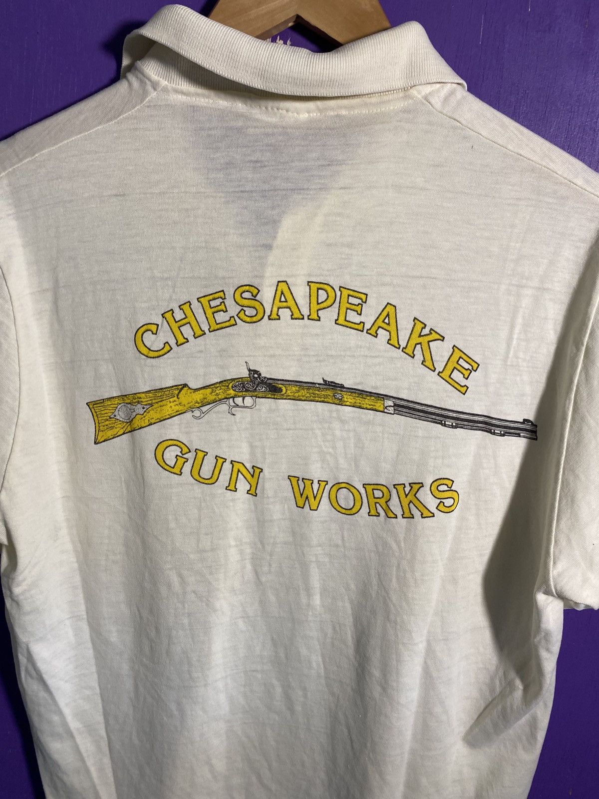 Vintage Vintage 80s Chesapeake gun works polo shirt Size US M / EU 48-50 / 2 - 3 Thumbnail