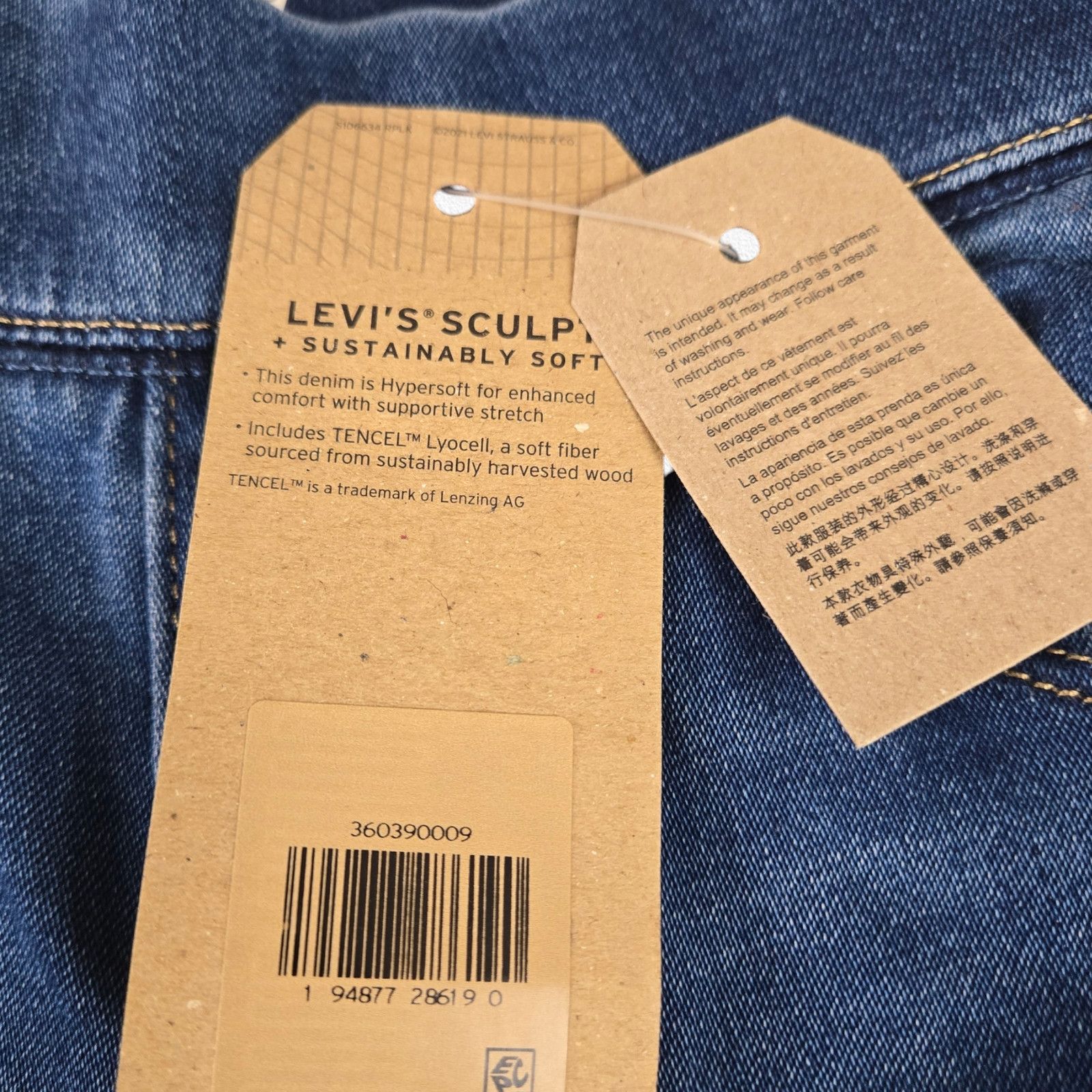 Levi's Levi's Medium Wash Mid Rise Shaping Jeggings Size 25 Size 25" / US 0 / IT 36 - 4 Thumbnail