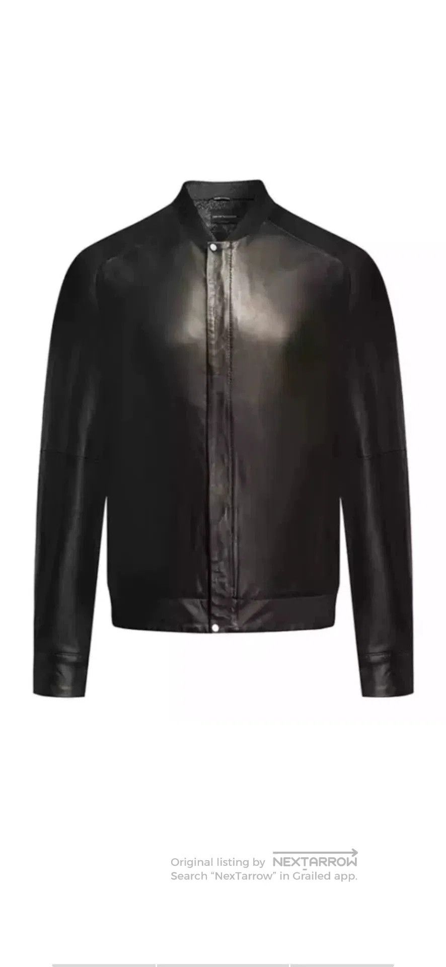 Emporio Armani Emporio Armani Men's Leather Jacket. Size US M / EU 48-50 / 2 - 1 Thumbnail