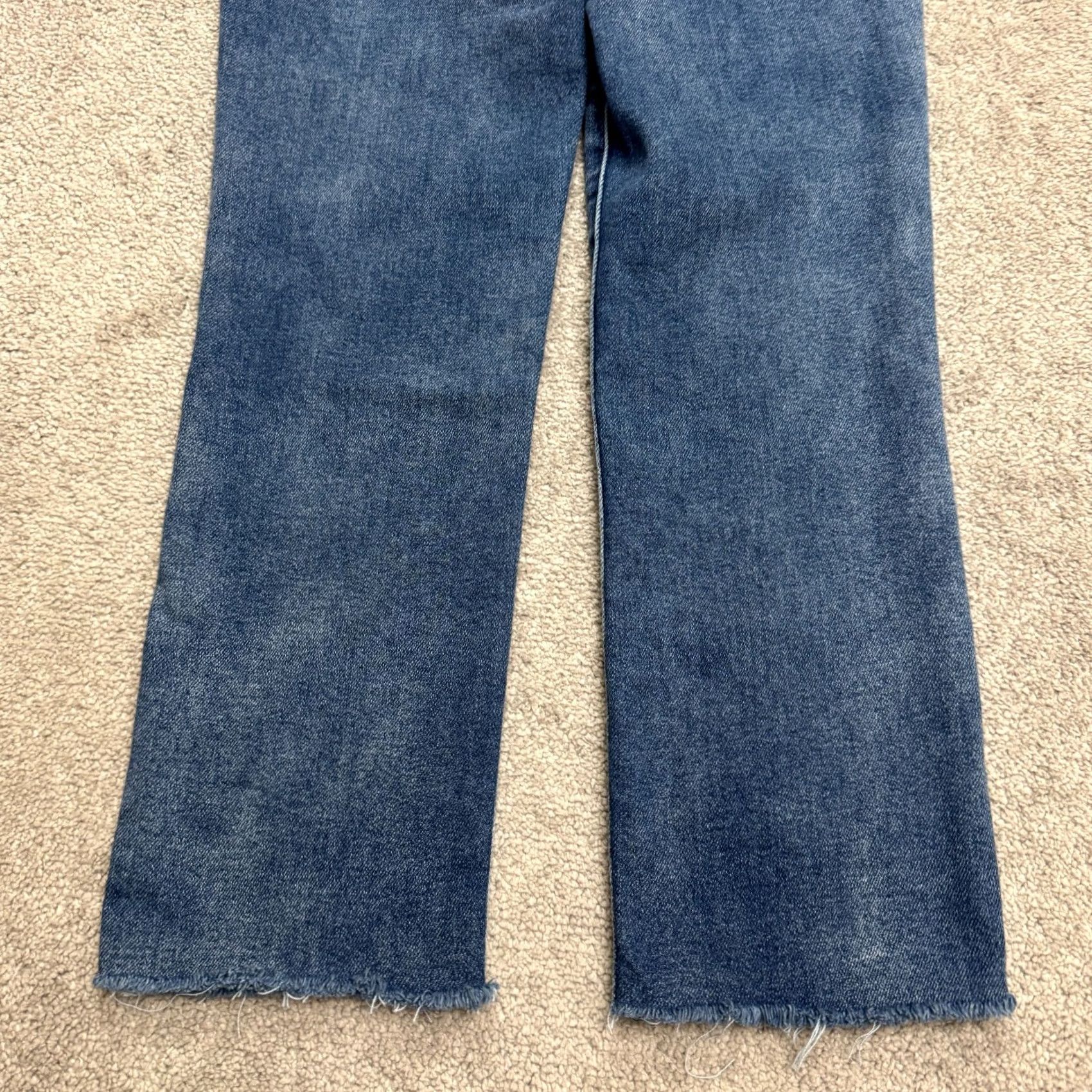 Vintage Democracy AB technology Jeans Women 6 Blue Medium Wash Straight Leg Denim Pants 5-Pocket Regular Rise Size 28" / US 6 / IT 42 - 5 Thumbnail