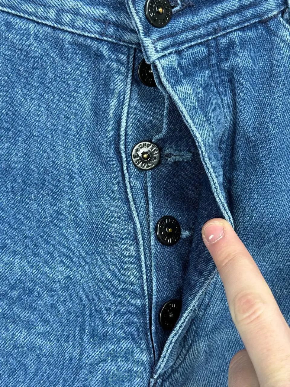 Stone Island Vintage Stone Island Denim Baggy Jeans 90s Archive Size US 32 / EU 48 - 6 Thumbnail