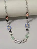 Jewelry × Vintage Retro Punk Stainless Steel Chain Minimal Pendant Size ONE SIZE - 3 Thumbnail