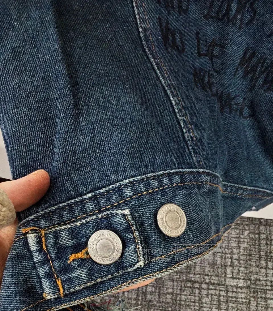 MIDNIGHT RODEO Limited Edition Graffiti Denim Jacket. Size XS / US 0-2 / IT 36-38 - 6 Thumbnail