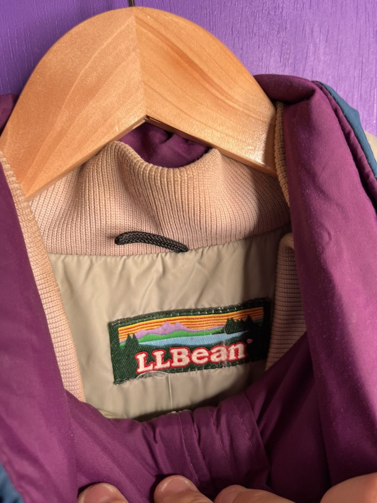 L.L. Bean × Vintage Vintage 80s/90s LL Bean hooded puffer jacket Size US XL / EU 56 / 4 - 4 Thumbnail