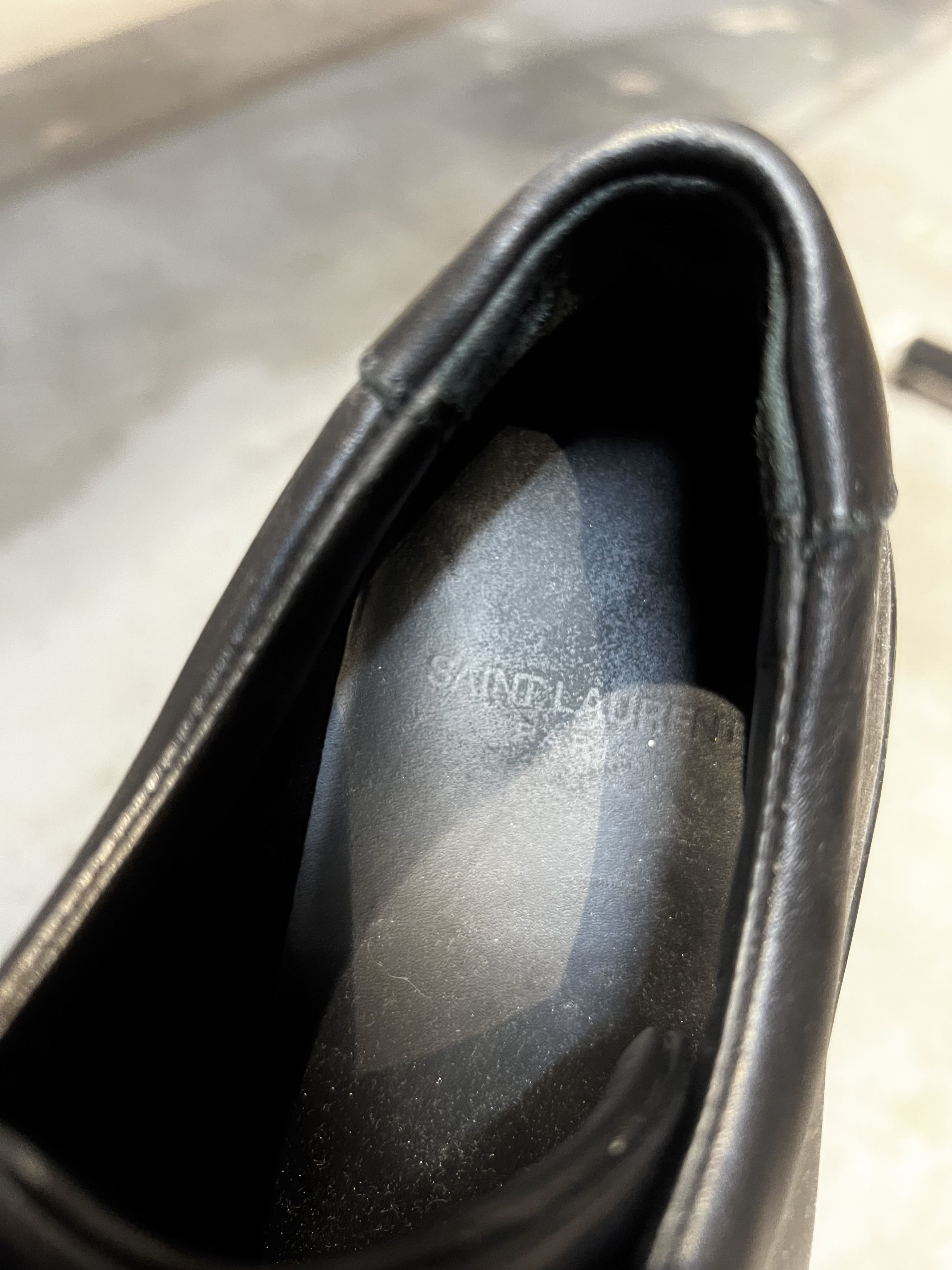 Saint Laurent Paris Saint Laurent Paris Andy Low Leather shoes Size US 7.5 / IT 37.5 - 10 Thumbnail