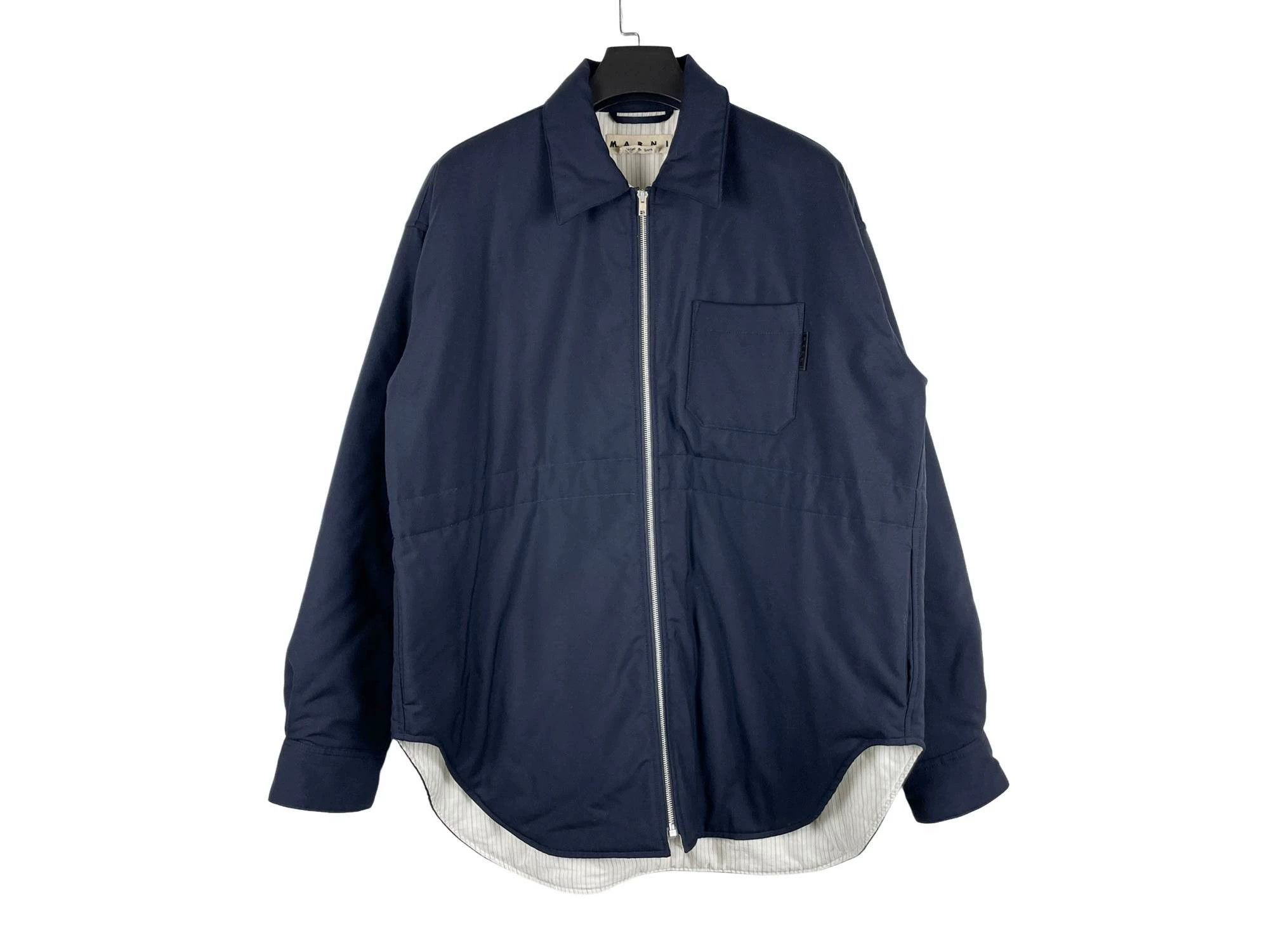 Marni Marni Men's Oversized Quilted Zip Jacket 48 Size US M / EU 48-50 / 2 - 1 Thumbnail