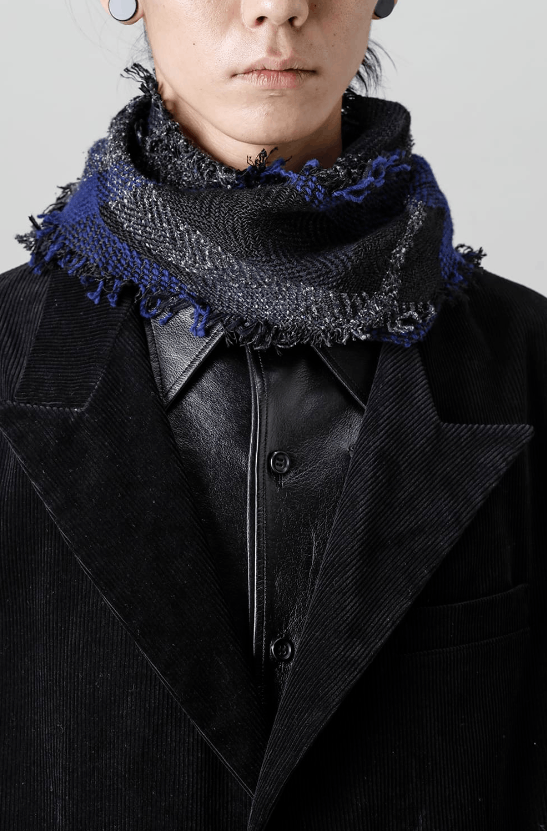 Yohji Yamamoto Yohji Yamamoto Homme - 22AW Stole Docking Corduroy Jacket Size US M / EU 48-50 / 2 - 12 Thumbnail