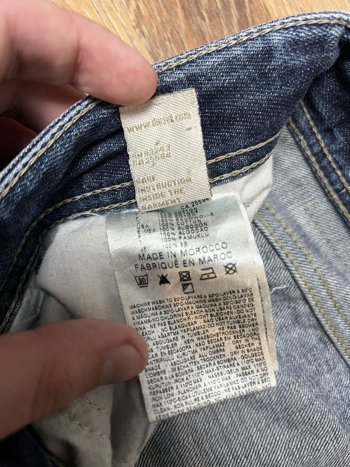 Diesel × If Six Was Nine × Japanese Brand Vintage Diesel Jeans Big Logo Distressed Baggy japanese 90s Size US 34 / EU 50 - 13 Thumbnail