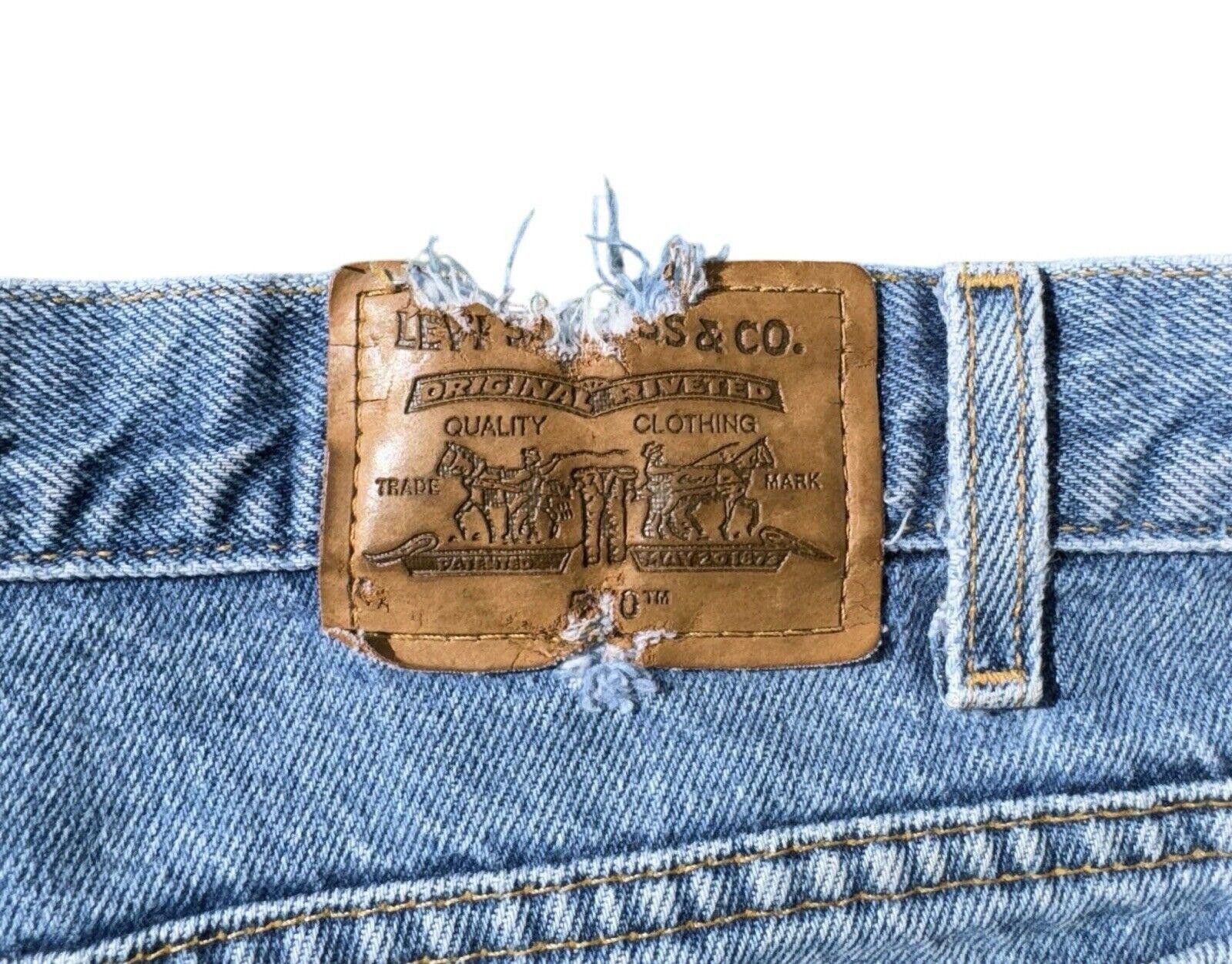 Levi's Vintage Levi's Blue Jeans 540 Denim Brown Tab 34x30 Size US 34 / EU 50 - 5 Thumbnail