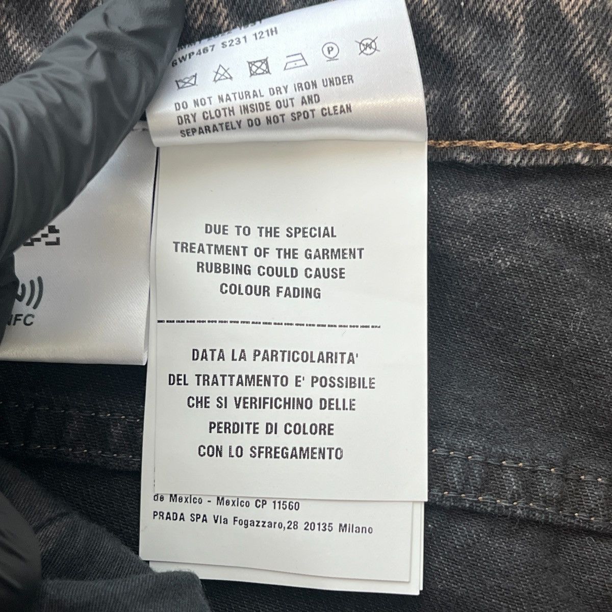 Miu Miu MIU MIU 2023SS Stainless Steel Logo Denim Pants Size US 38 / EU 54 - 9 Thumbnail