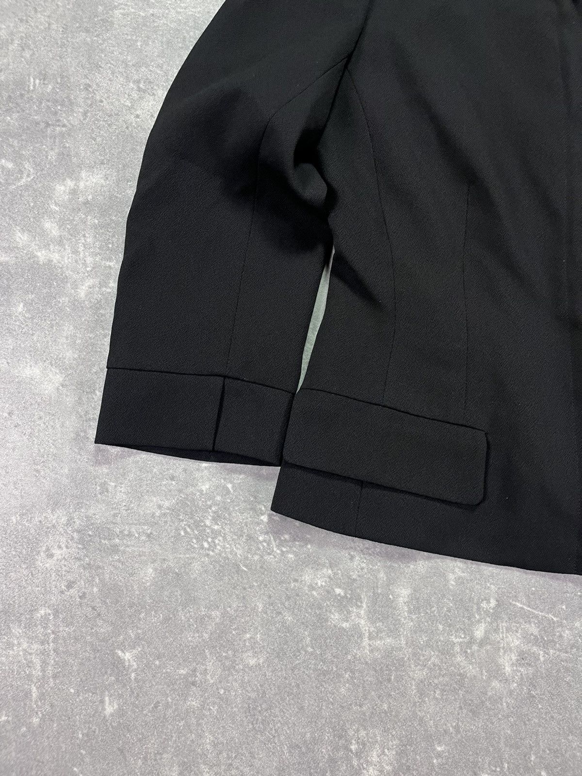 Christian Dior Monsieur Dior D Uniforms Viscose Black Zipped Short Jacket Size M / US 6-8 / IT 42-44 - 5 Thumbnail