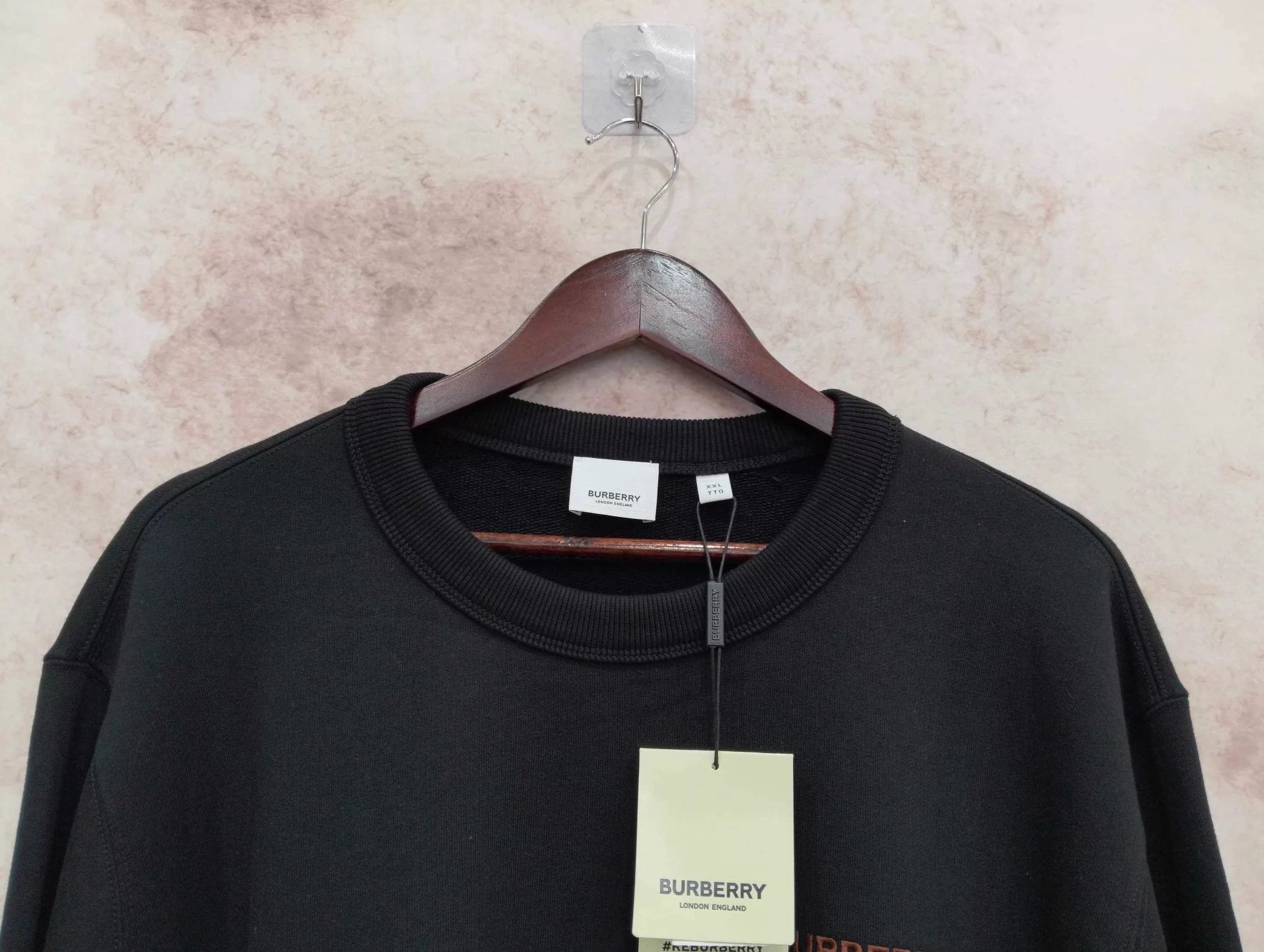 Burberry Burberry TB Monogram Crewneck Men's Black XXL Size US XXL / EU 58 / 5 - 3 Thumbnail