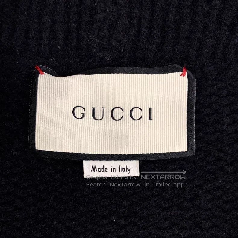 Gucci Gucci Black striped wool V-neck single-breasted long-sleev Size US XXL / EU 58 / 5 - 5 Thumbnail