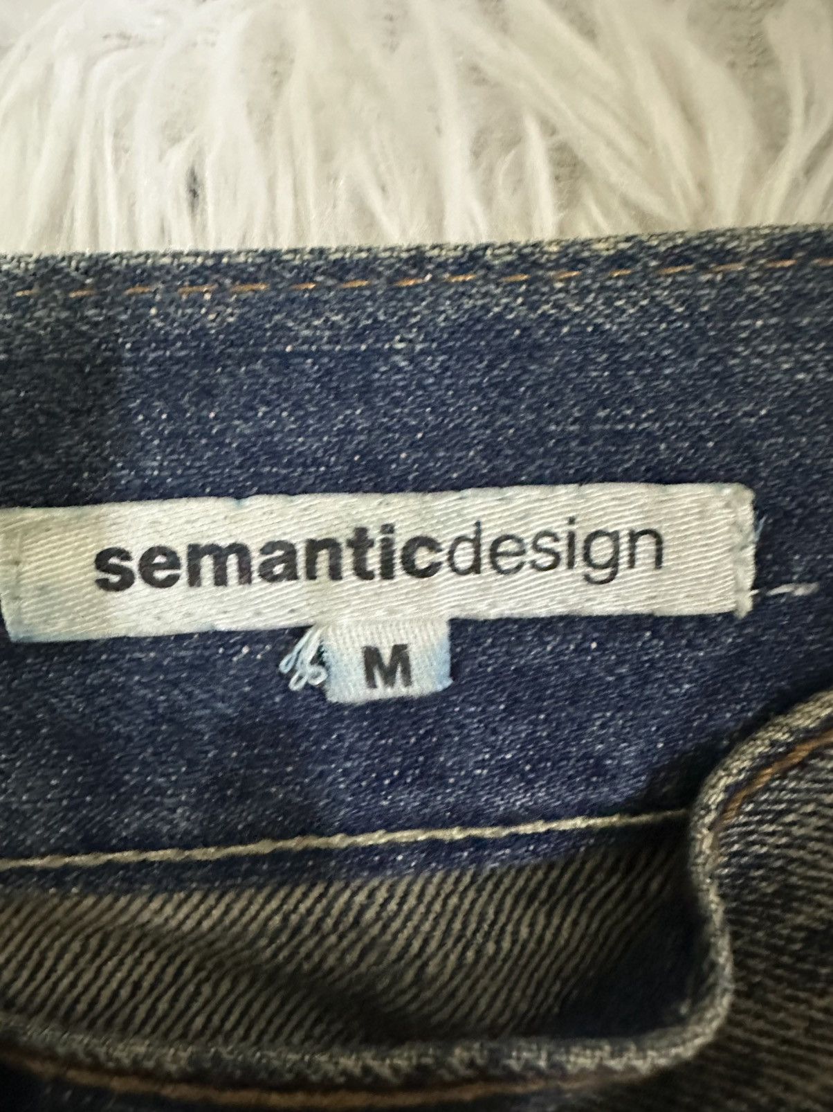 Japanese Brand rare 2000s SEMANTIC DESIGN python snake skin flare jeans Size US 31 - 5 Thumbnail