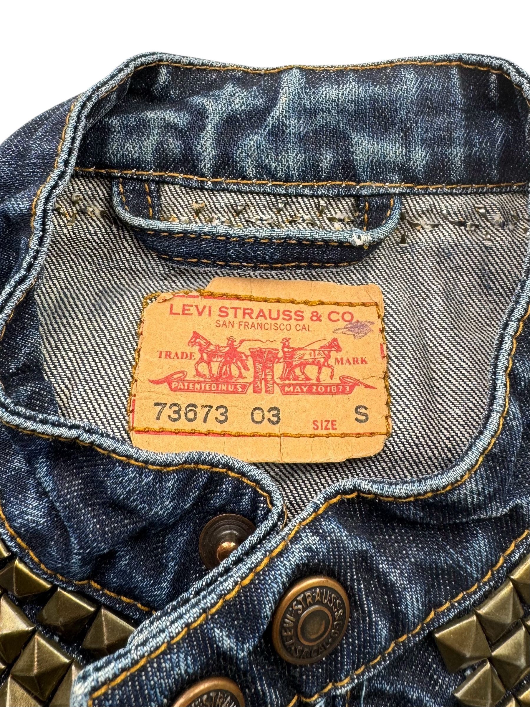Japanese Brand Levi’s Vintage Cropped Denim Jacket W64(V9) Size S / US 4 / IT 40 - 4 Thumbnail