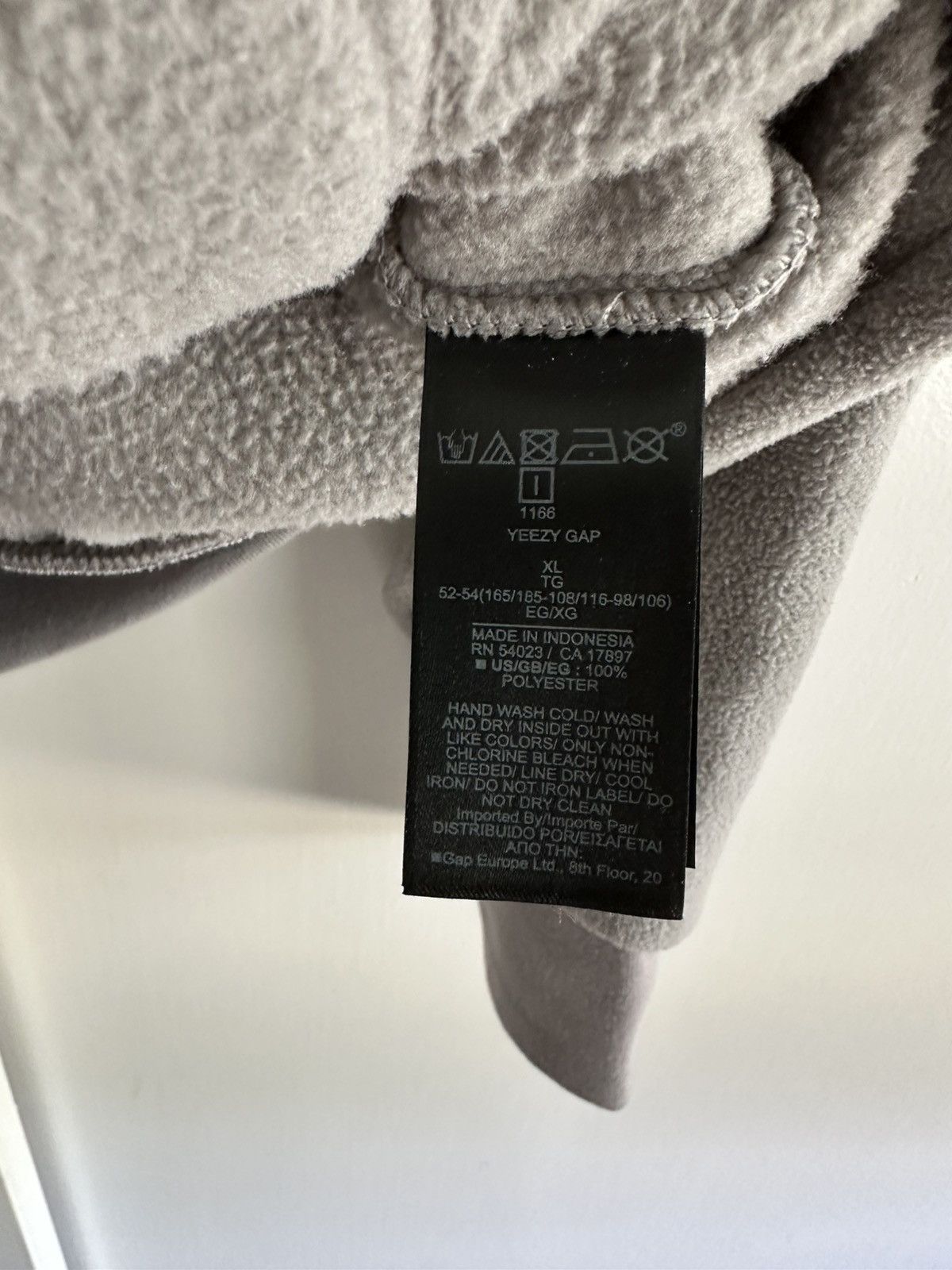 Gap × Yeezy Yeezy Gap Polar Fleece Hoodie Size US XL / EU 56 / 4 - 6 Thumbnail
