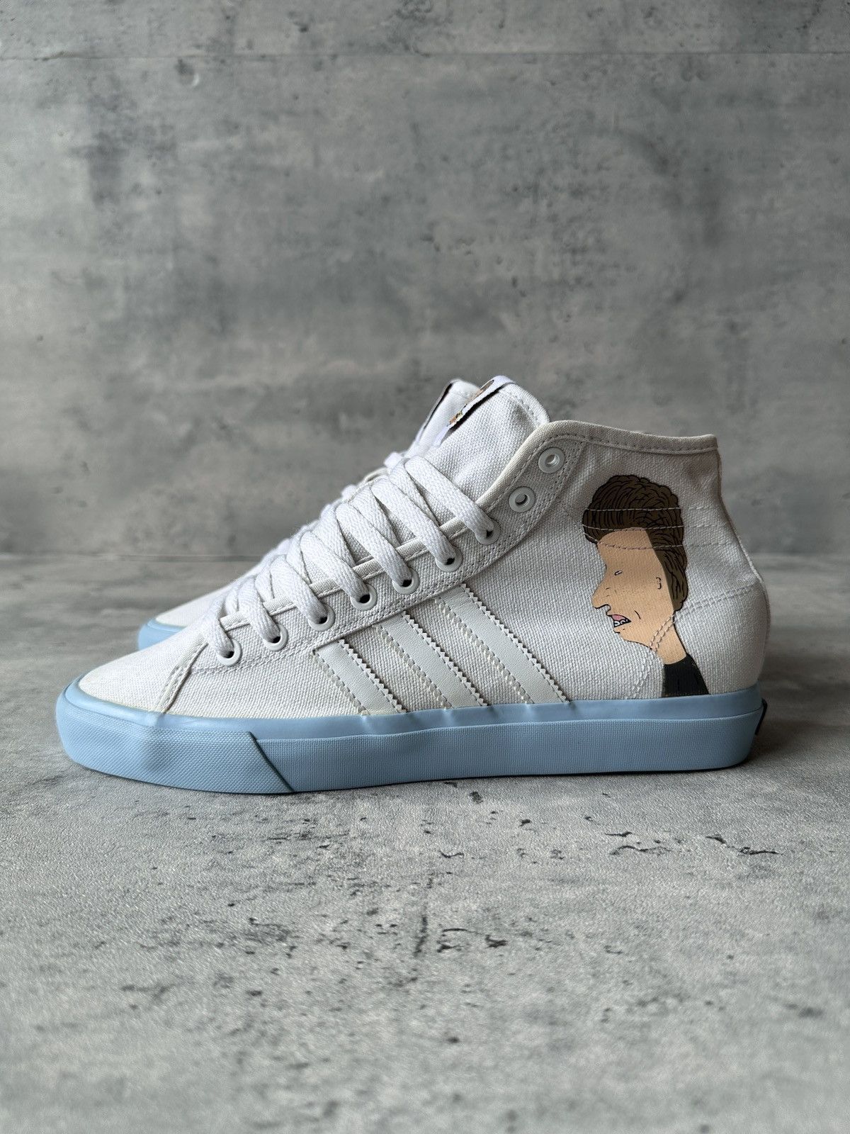 Adidas SAMPLE “BEAVIS AND BUTTHEAD” MATCHCOURT RX HIGH TOP SNEAKERS Size US 9 / EU 42 - 9 Thumbnail