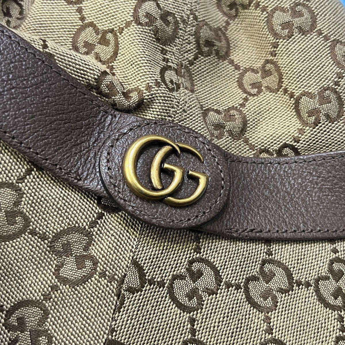 Gucci GUCCI GG Canvas Leather Backet Hat Size ONE SIZE - 2 Thumbnail