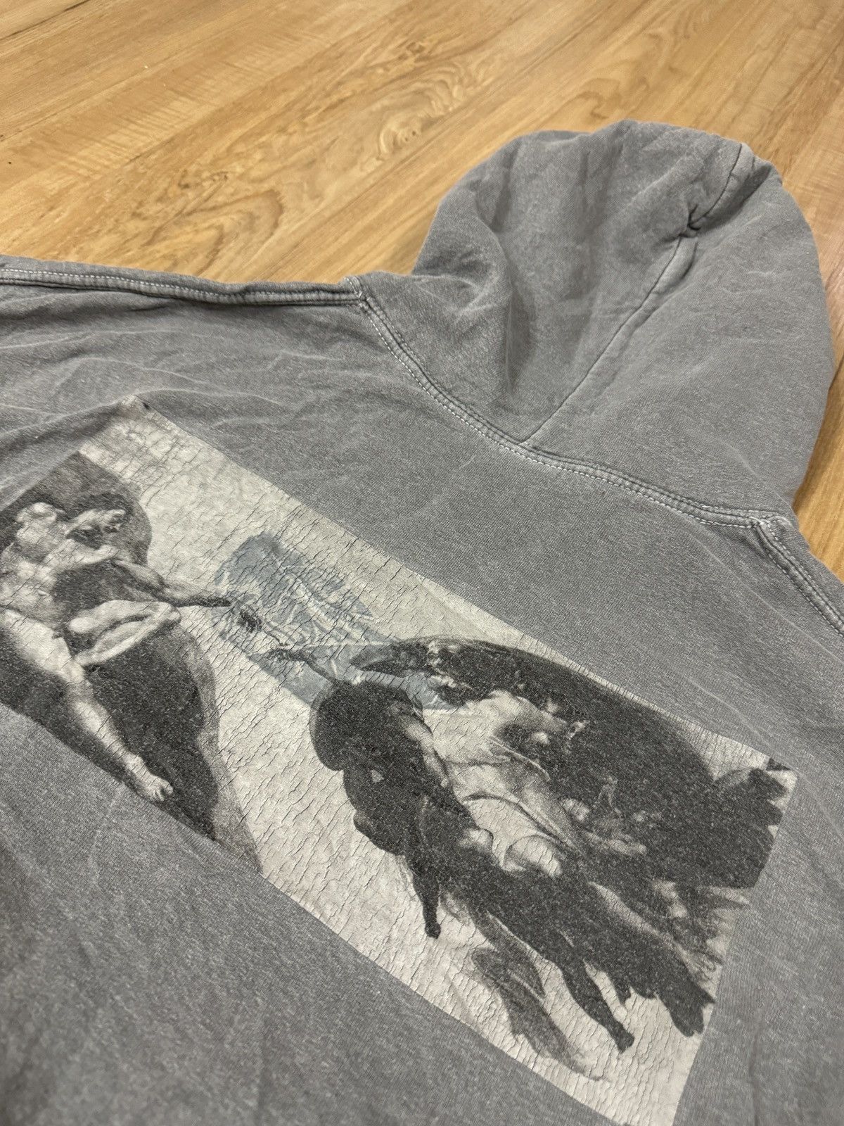 Vintage Michelangelo Adam hoodie Size US M / EU 48-50 / 2 - 3 Thumbnail