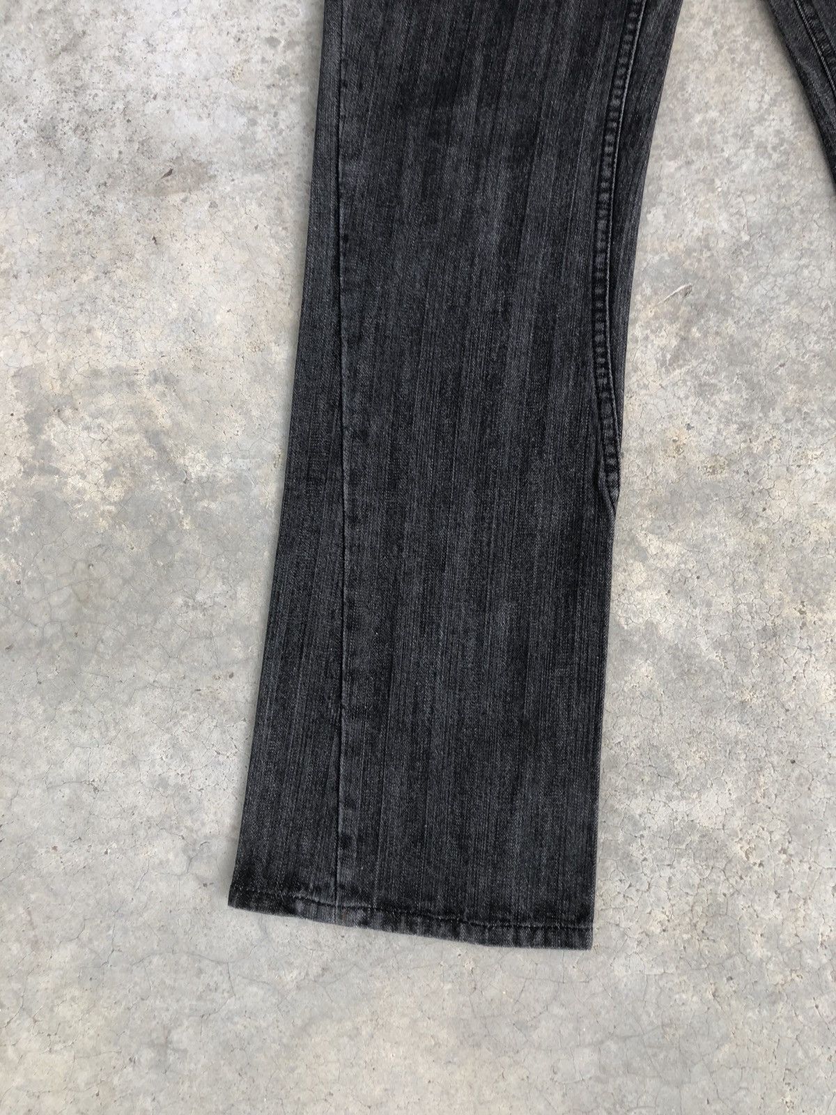 If Six Was Nine Japanese Jungle Storm Flared Jeans Size US 31 - 6 Thumbnail