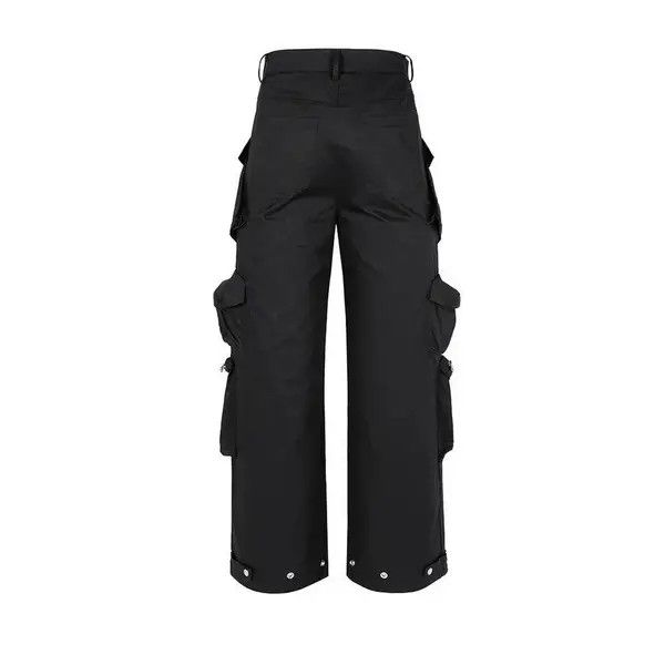 Japanese Brand Wide Cargo Pants High Street with Poker Straight Baggy Y2K Size US 30 / EU 46 - 7 Thumbnail