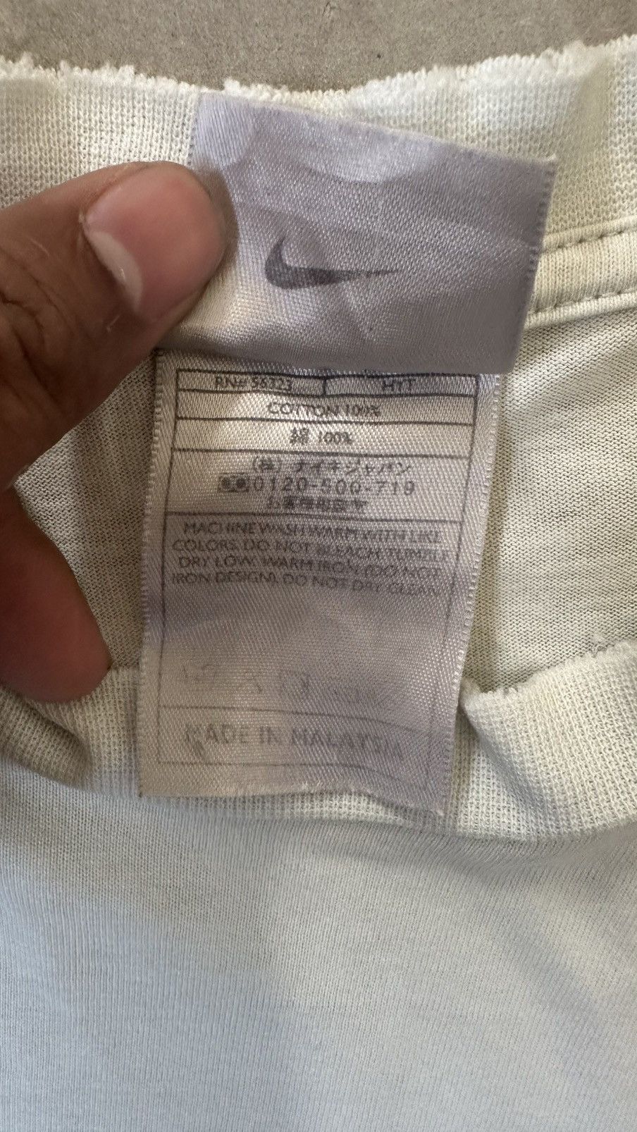 Nike VINTAGE NIKE HEY SKINNY TEE Size US M / EU 48-50 / 2 - 5 Thumbnail