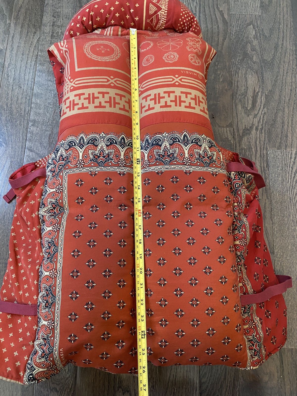 Visvim Visvim P.F.D Silk puffer down bandana vest Size US XXL / EU 58 / 5 - 6 Thumbnail