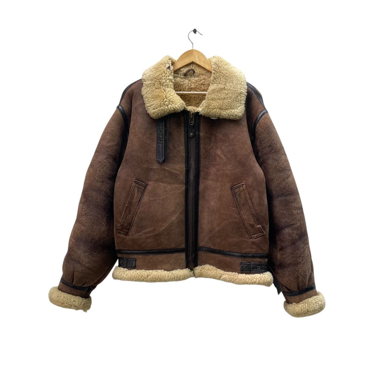 Aviator Nation 💥 Fedeless Military American Wear B3 Sheepskin Us Airforces Size US M / EU 48-50 / 2 - 1 Thumbnail