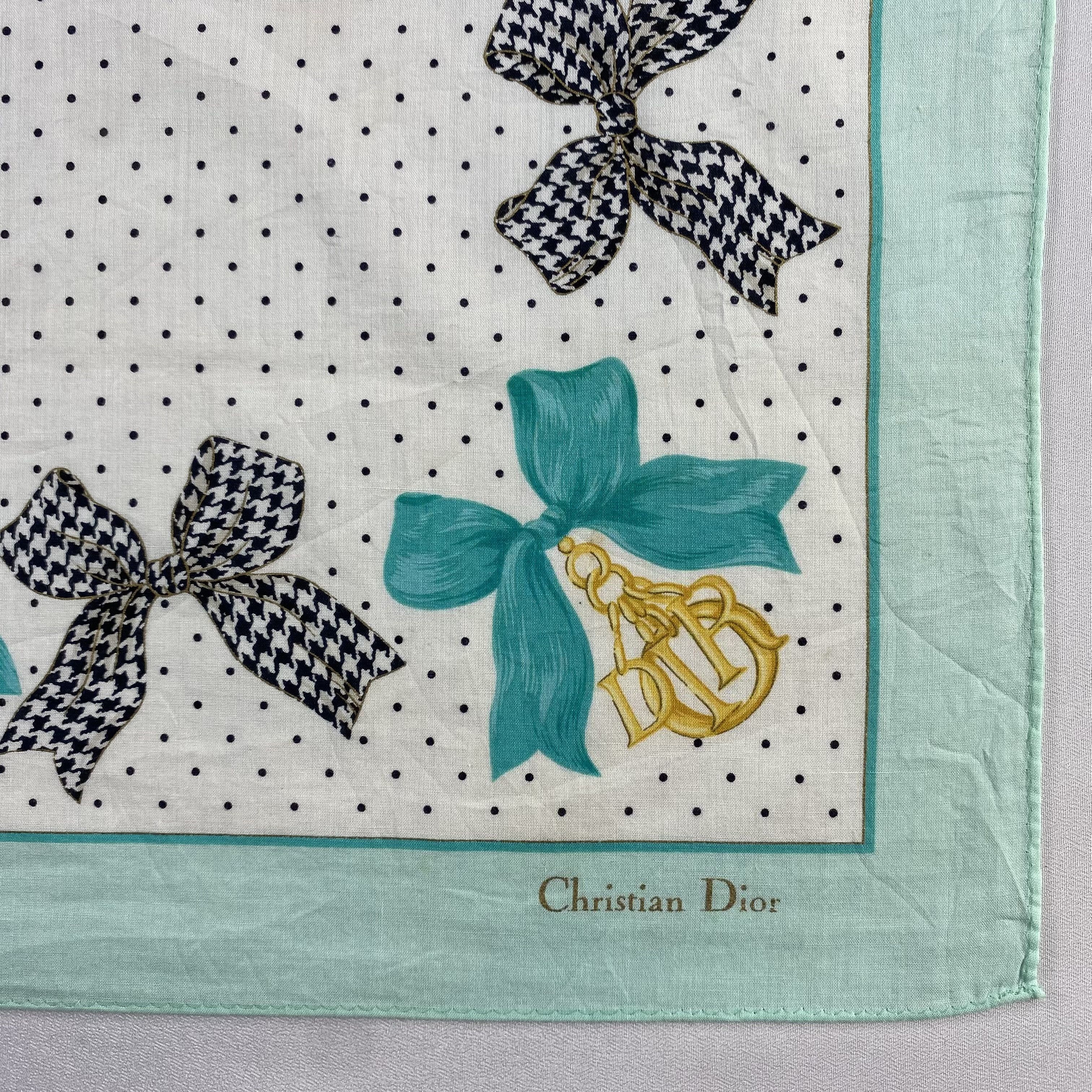 Vintage Christian Dior Monsieur Handkerchief / Neckerchief-P1677 Size ONE SIZE - 3 Thumbnail