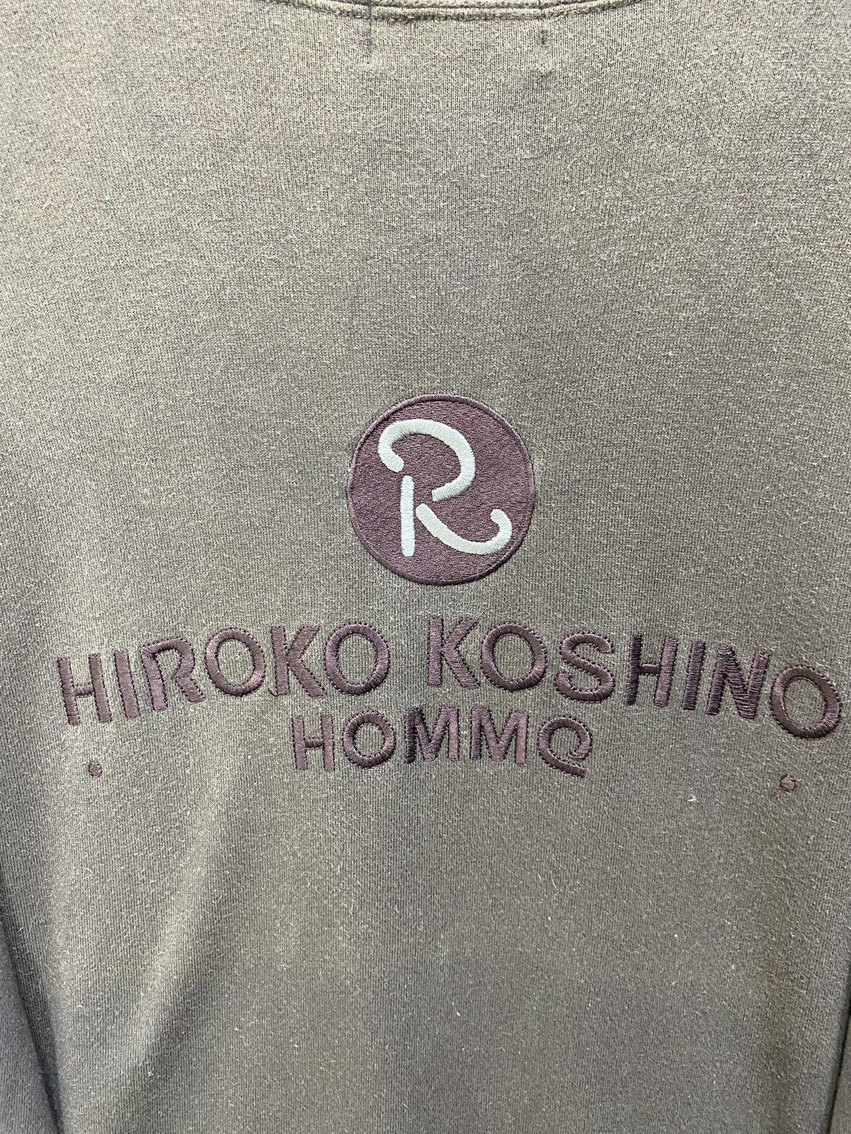 Hiroko Koshino Homme Japanese Brand Hiroko Koshino Sweatshirt Big Spellout Size M Size US M / EU 48-50 / 2 - 6 Thumbnail