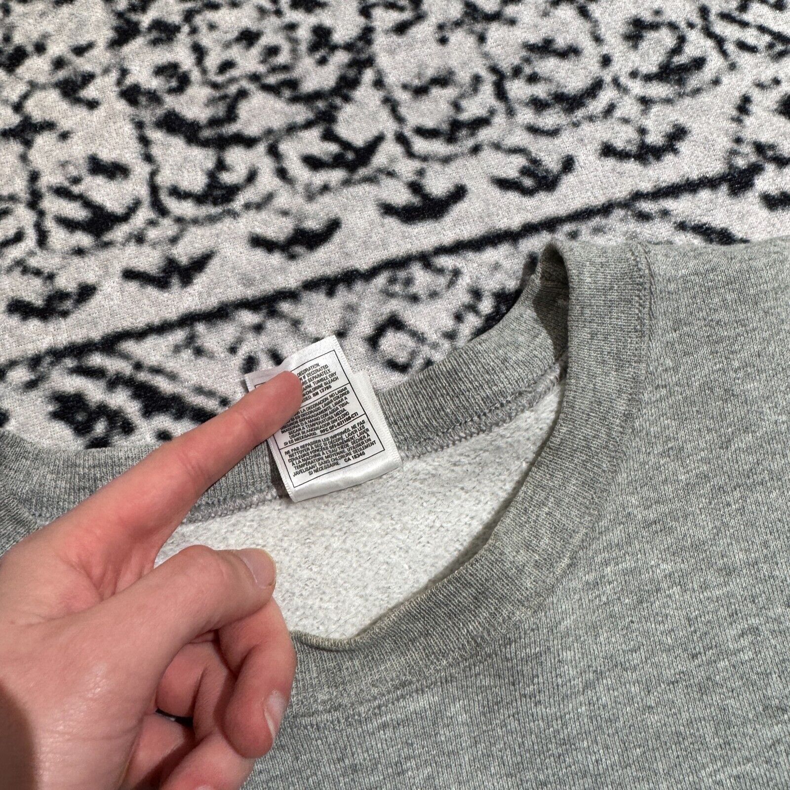Vintage Vintage Gray Cotton Crewneck Size XXL Rice Owls University Size US XXL / EU 58 / 5 - 8 Thumbnail