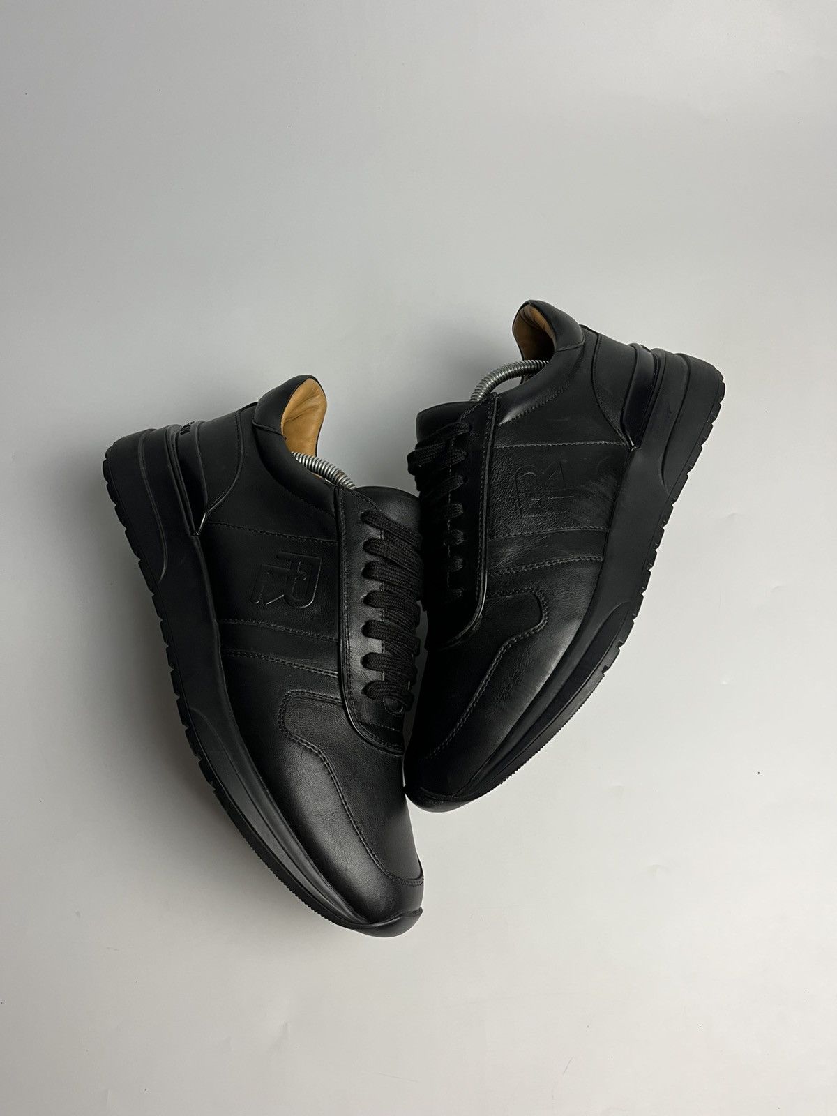 Ralph Lauren Purple Label Ralph Lauren Purple Label - Ethan Calfskin Leather Sneakers Size US 9 / EU 42 - 11 Thumbnail
