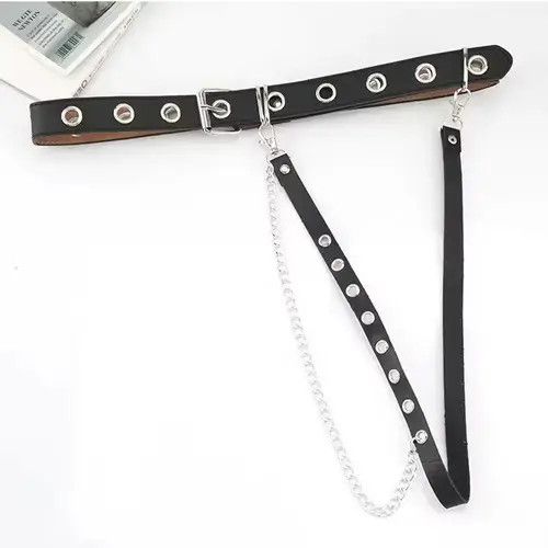 Other Adjustable Chain Belt Punk Hip-hop Belt Size ONE SIZE - 2 Thumbnail