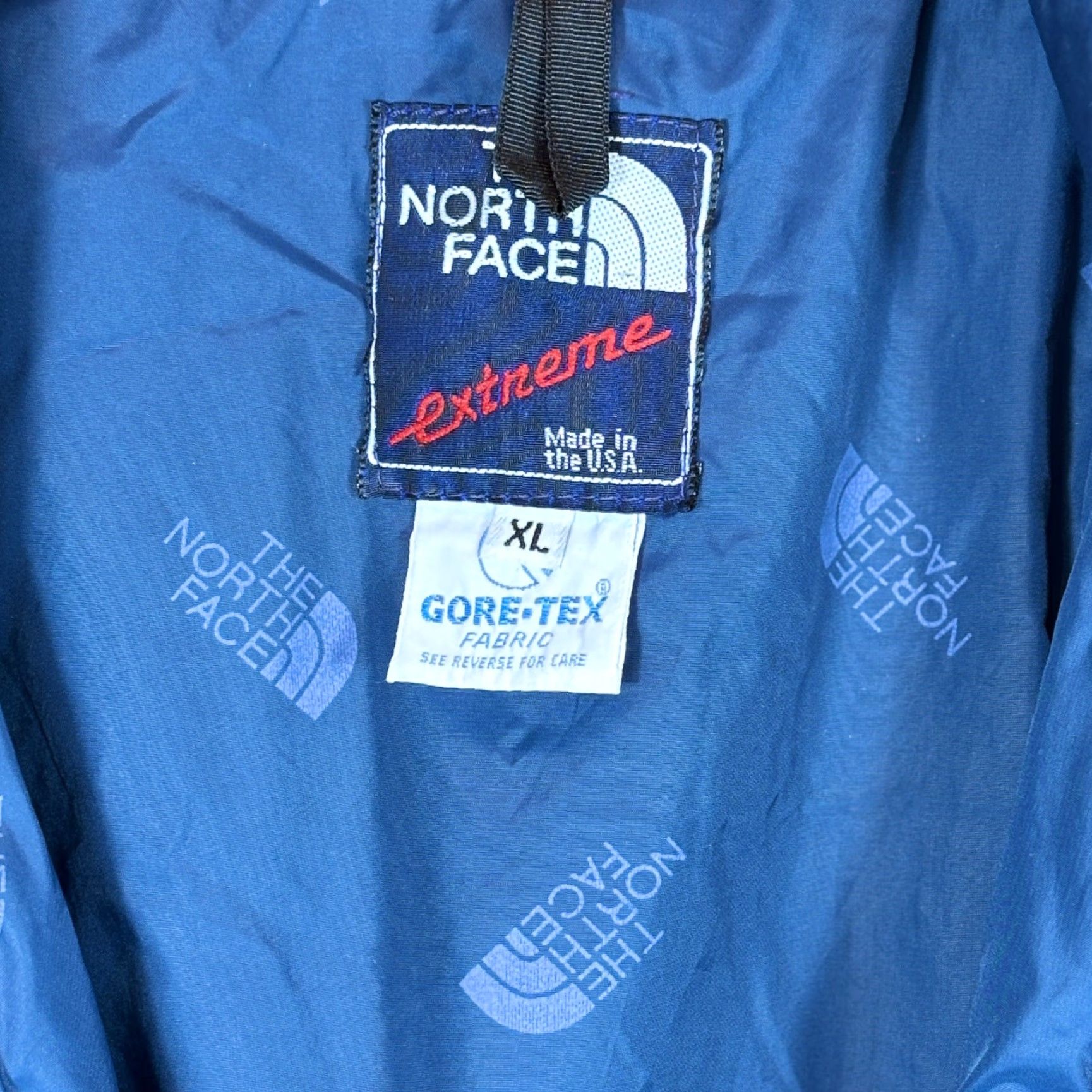 The North Face VINTAGE The North Face Jacket XL Mens Blue Red Gore-Tex Nylon Made in USA Size US XL / EU 56 / 4 - 4 Thumbnail