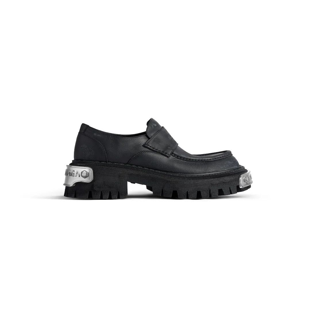 Balenciaga o1w1db10526 Tractor Loafers in Black Size US 9 / EU 42 - 1 Thumbnail