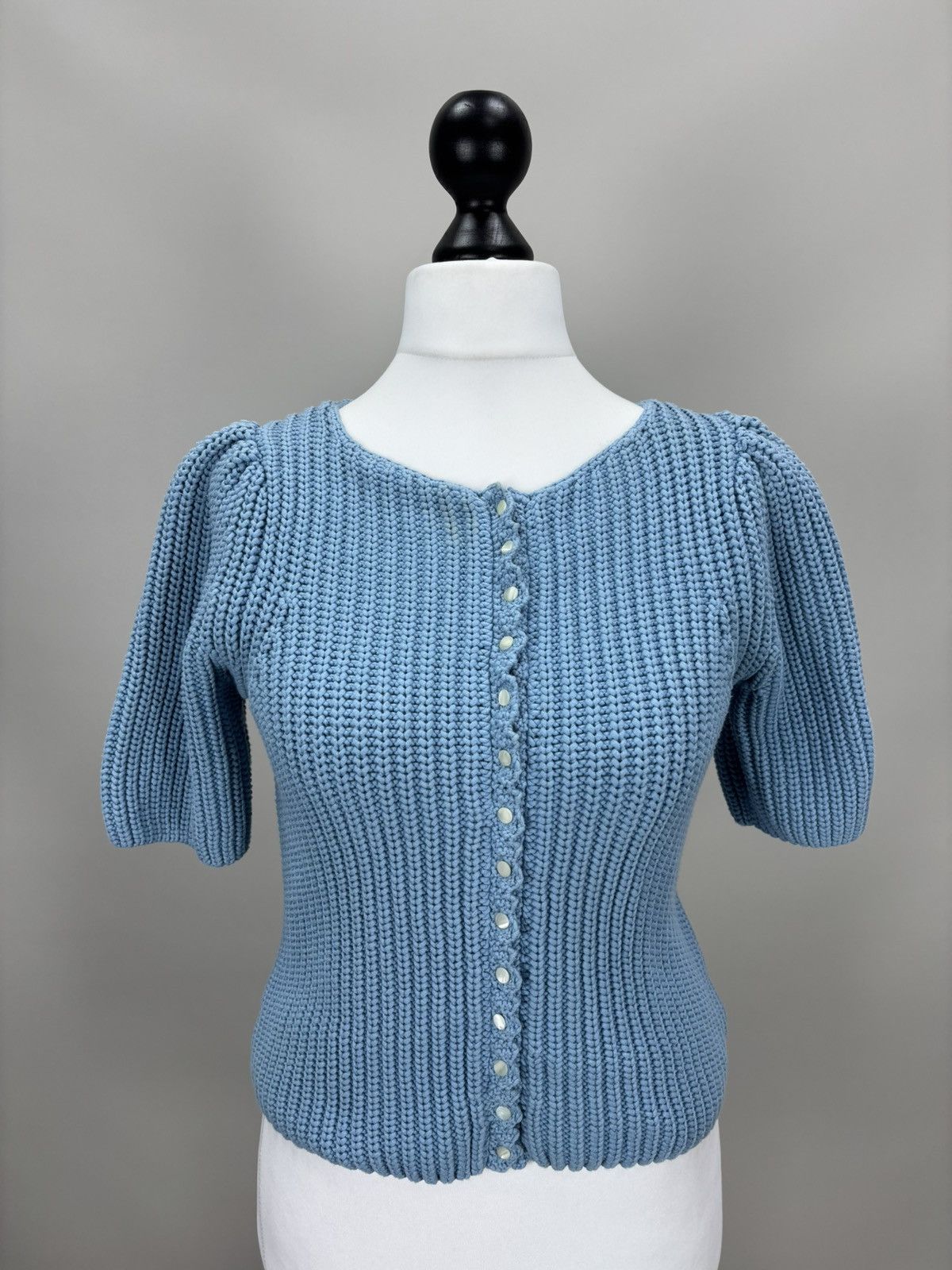 Sezane Womens sweater Sezane Size S Color Blue Size S / US 4 / IT 40 - 2 Thumbnail