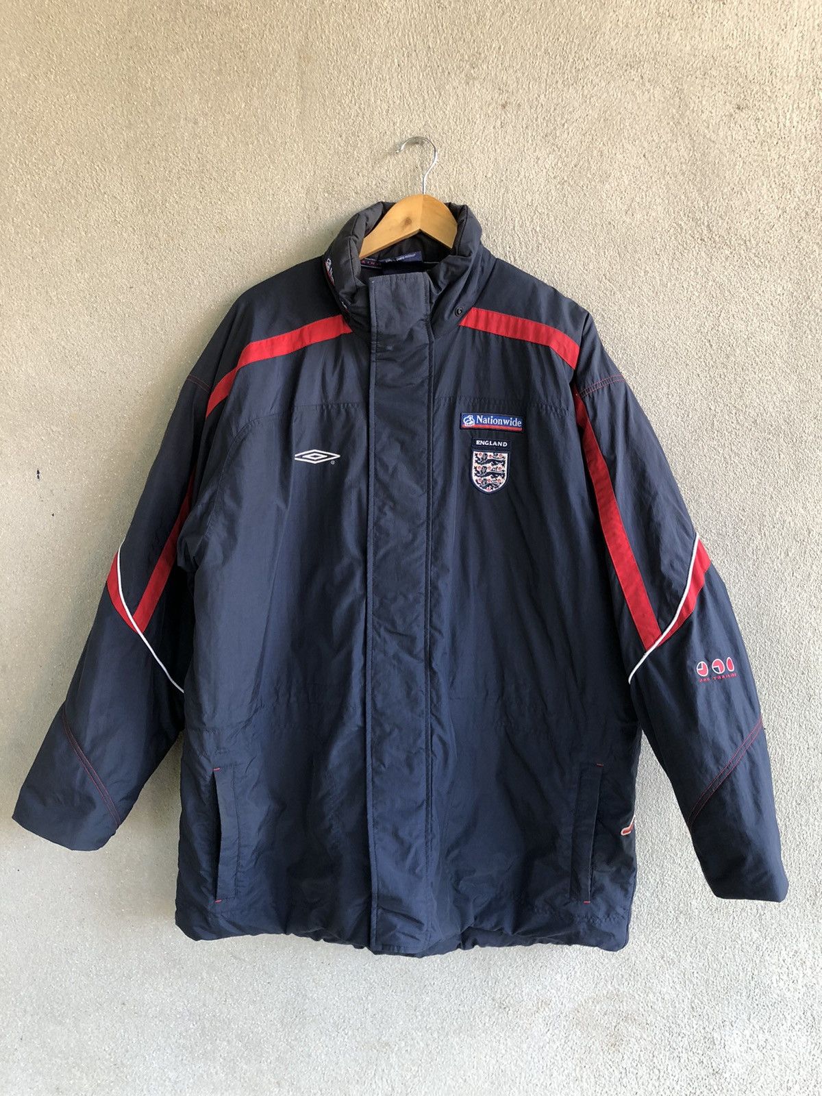 Umbro Vintage Nationwide England Pro Training Jacket Size US L / EU 52-54 / 3 - 2 Thumbnail
