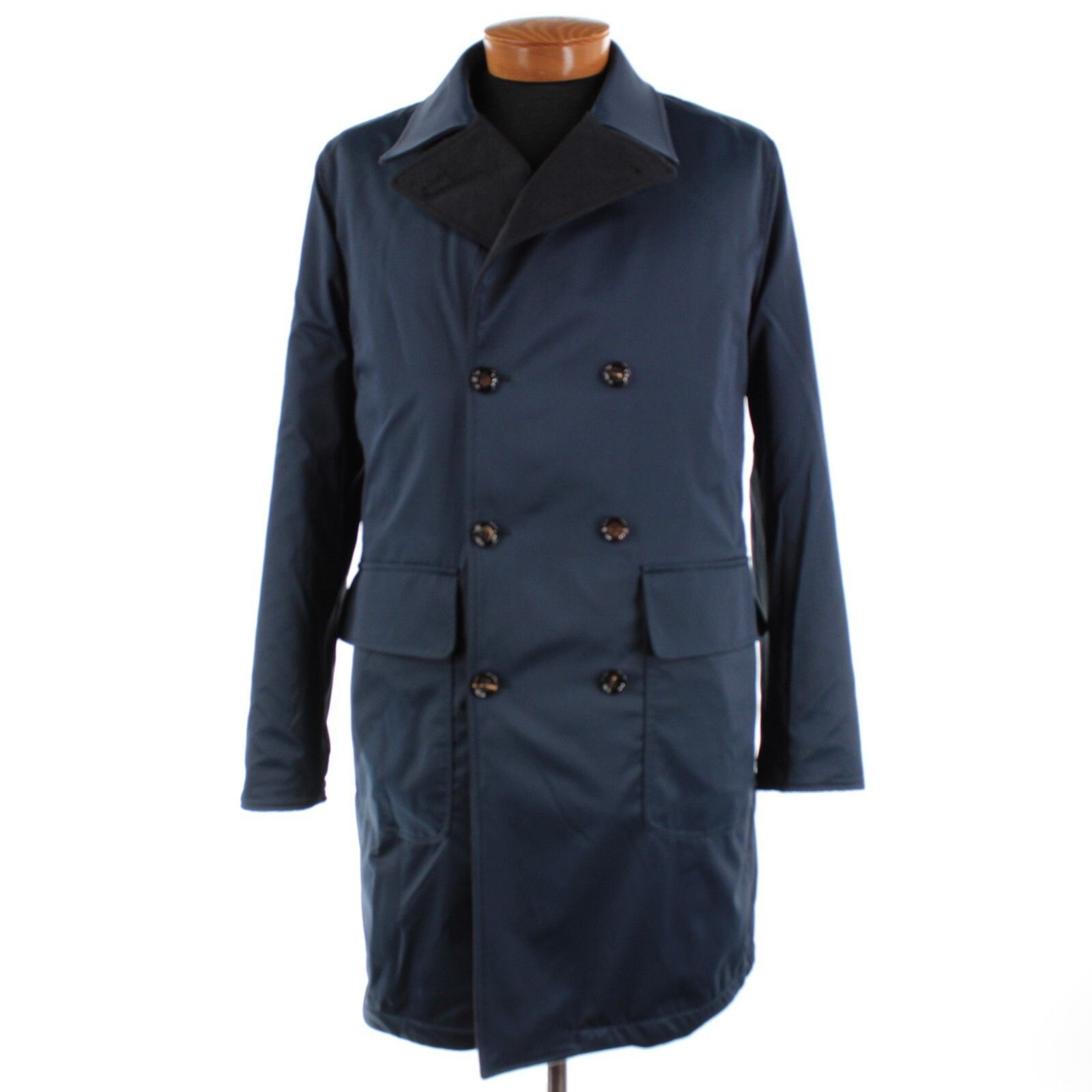 Kiton Kiton Jacket Size M US In Blue Polyester Blend Size US M / EU 48-50 / 2 - 7 Thumbnail