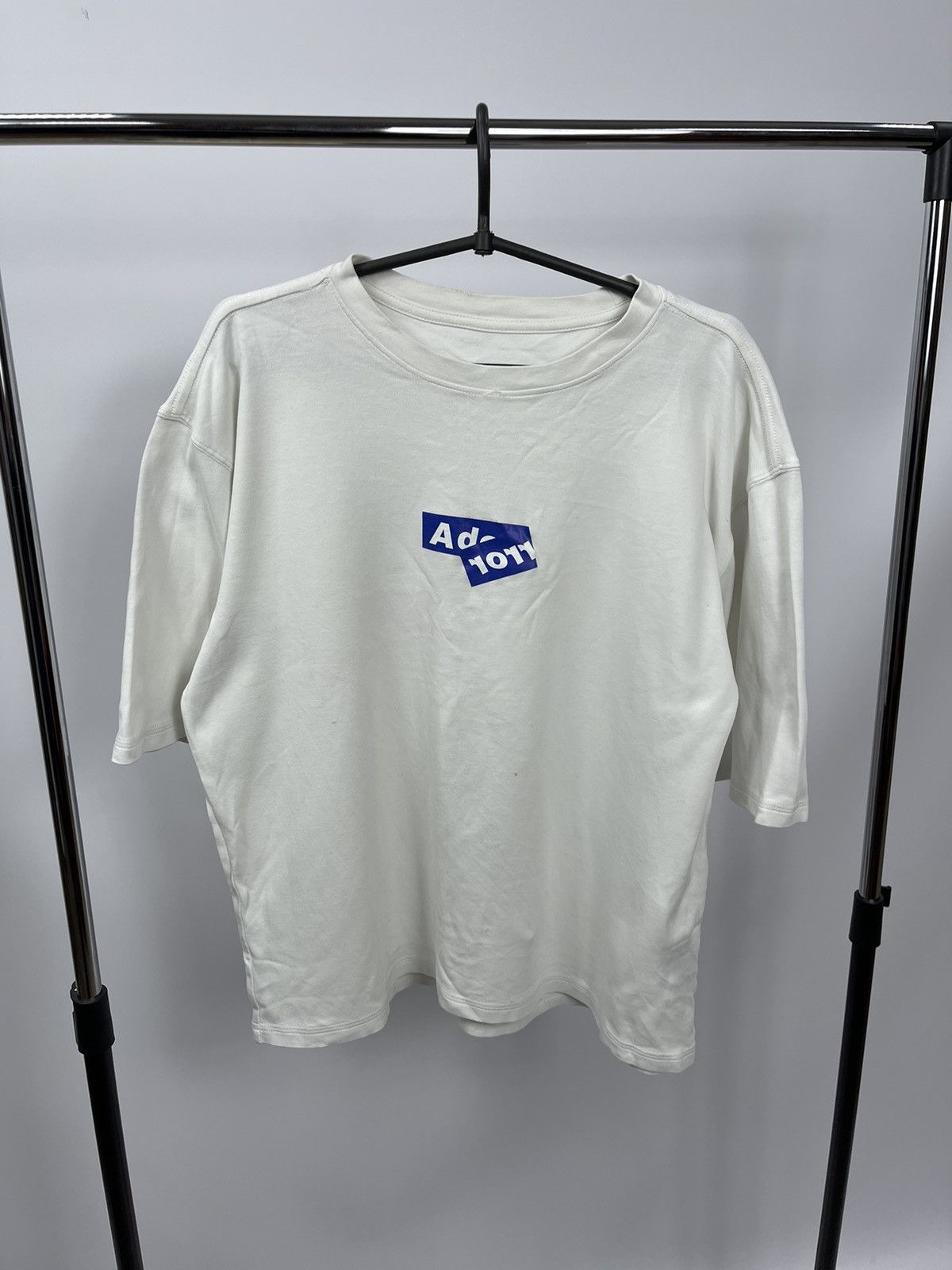 Ader Error Ader Error Central Logo T-Shirt White Size A1 Summer 2021 Size US L / EU 52-54 / 3 - 1 Thumbnail