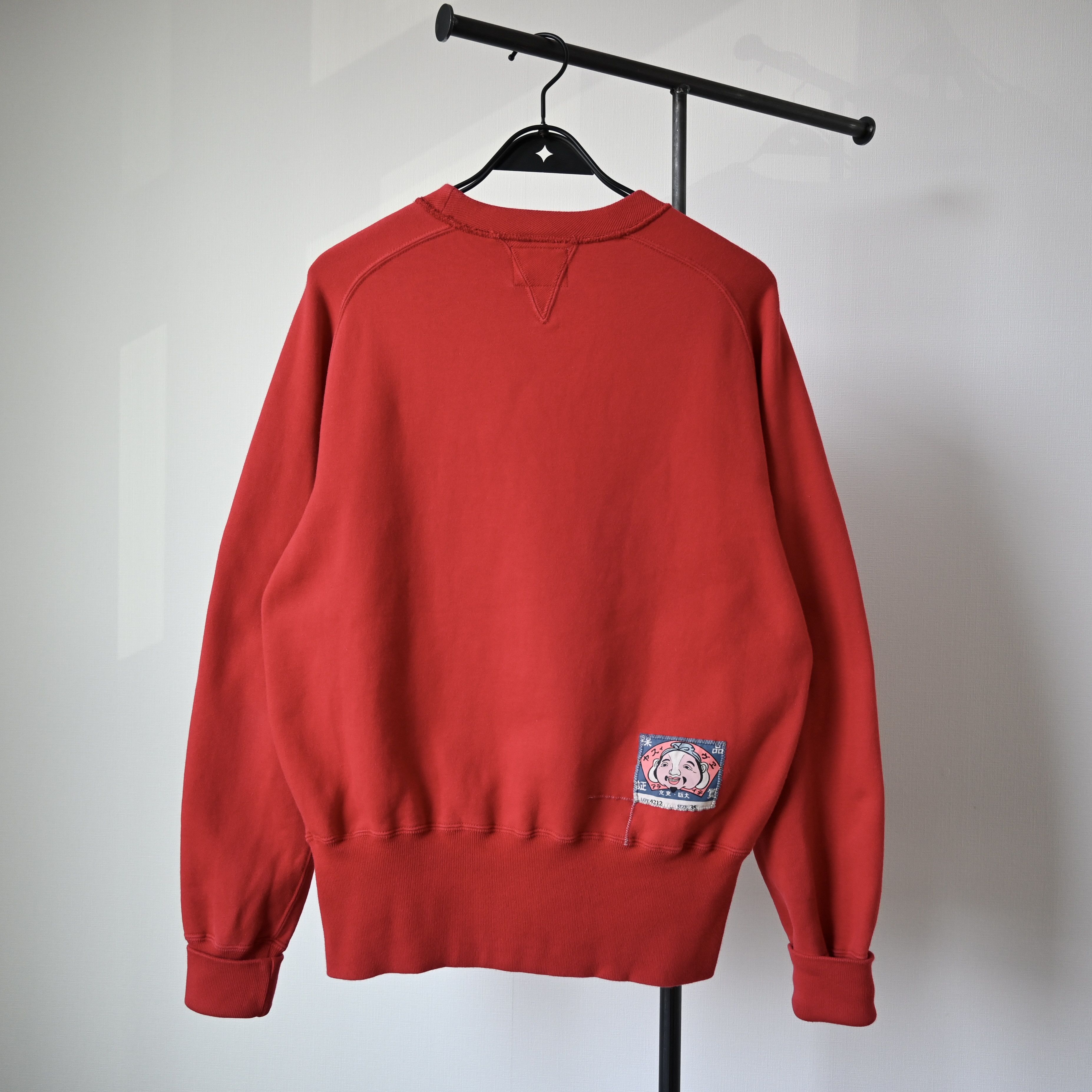 Evisu EVISU all cotton double-face crewneck sweatshirt red Size US L / EU 52-54 / 3 - 2 Thumbnail