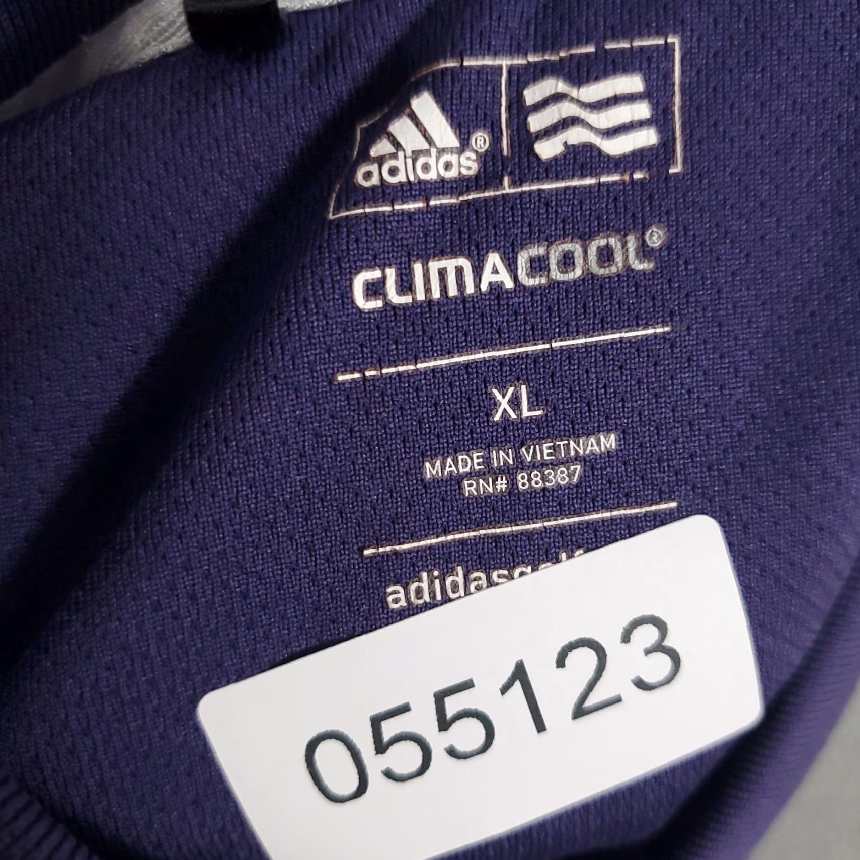 Adidas Adidas Polo Shirt Mens XL Purple Striped Abacoa Golf Short Sleeve Polo Shirt Mens XL Purple Striped Sports Shirt Size US XL / EU 56 / 4 - 7 Thumbnail