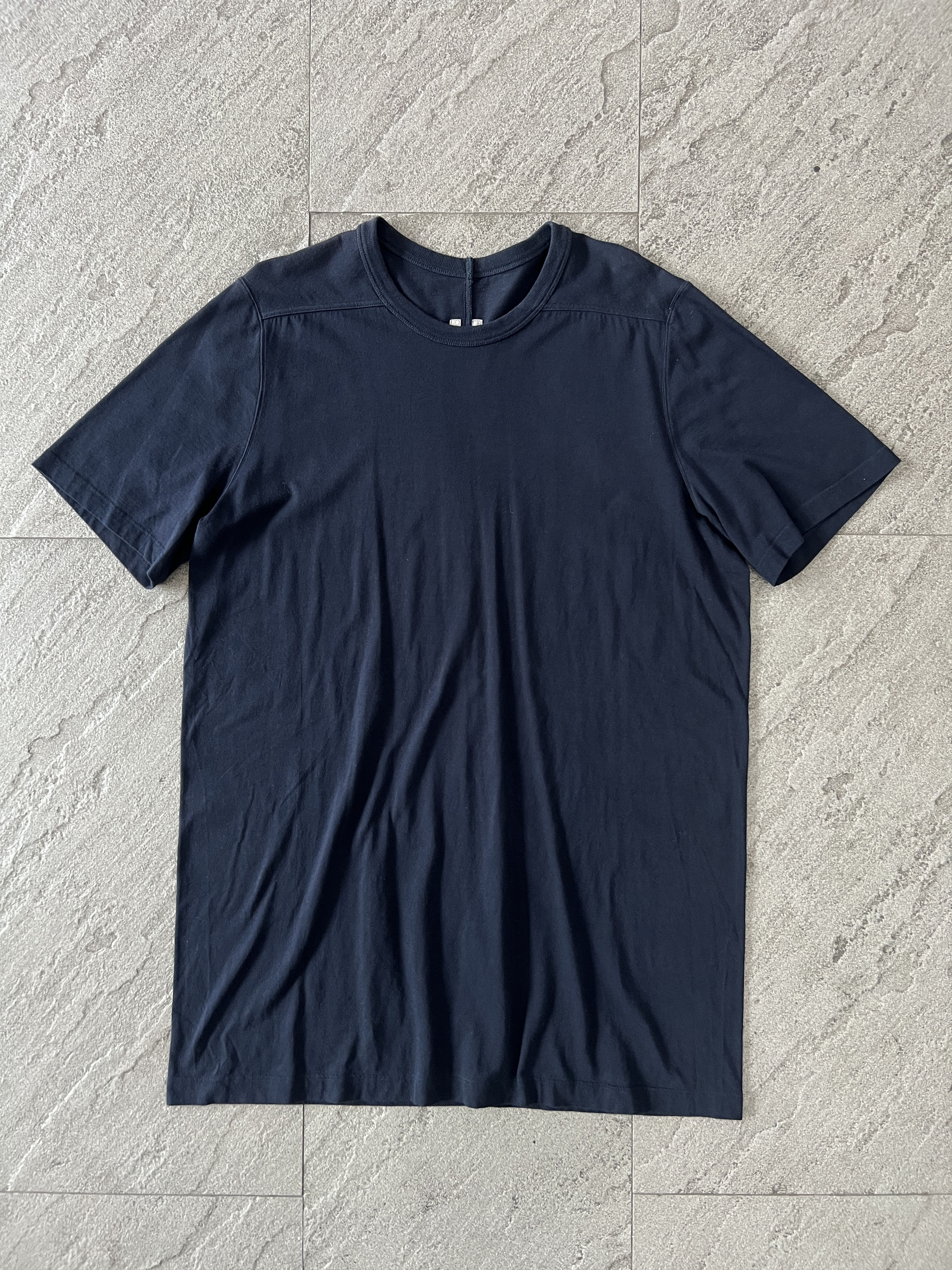 Rick Owens Rick Owens Lapis Blue Level Tee M Size US M / EU 48-50 / 2 - 1 Thumbnail
