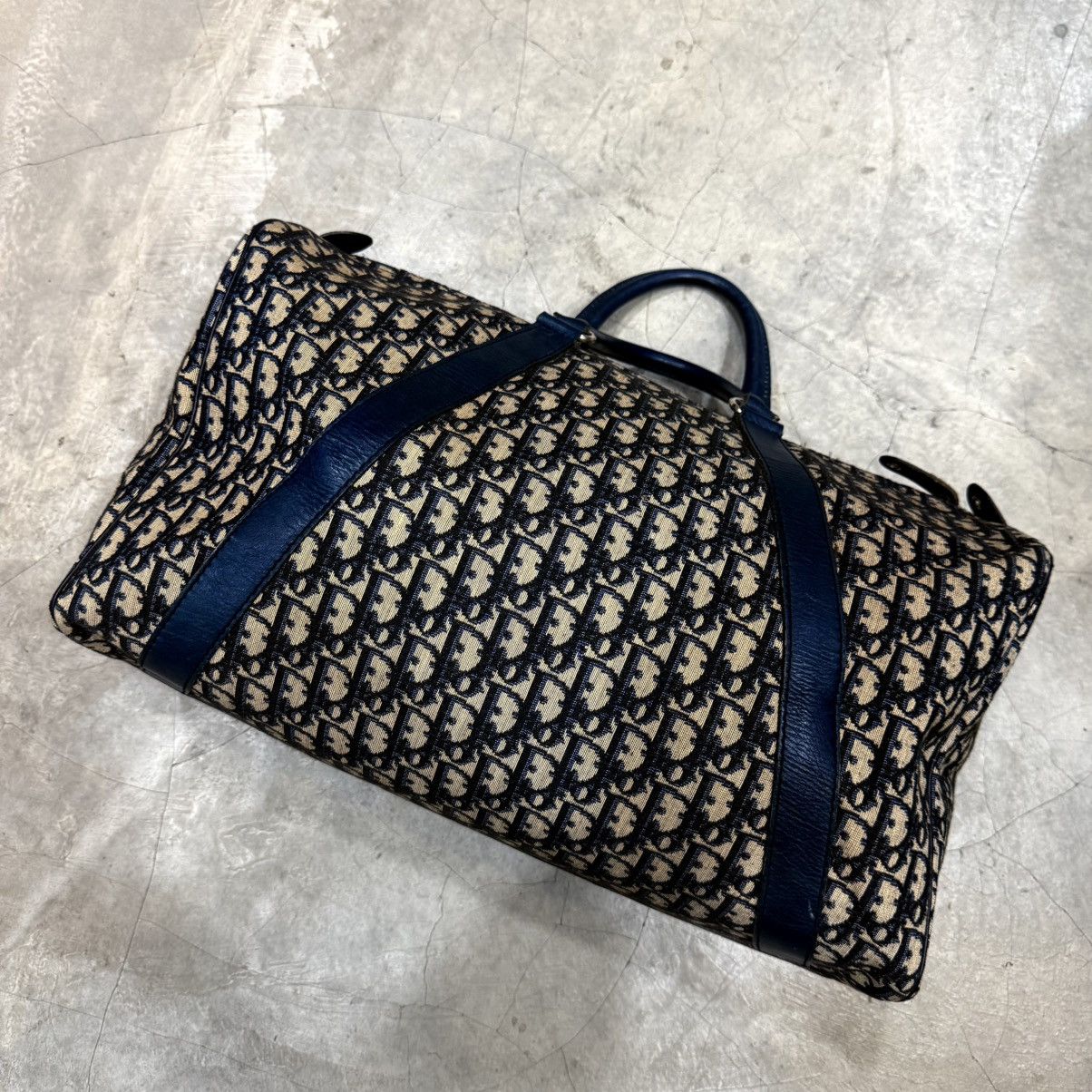 Christian Dior Monsieur Vtg 70s Christian Dior "Bagages" Trotter Monogram Boston 45 Size 44 - 1 Thumbnail