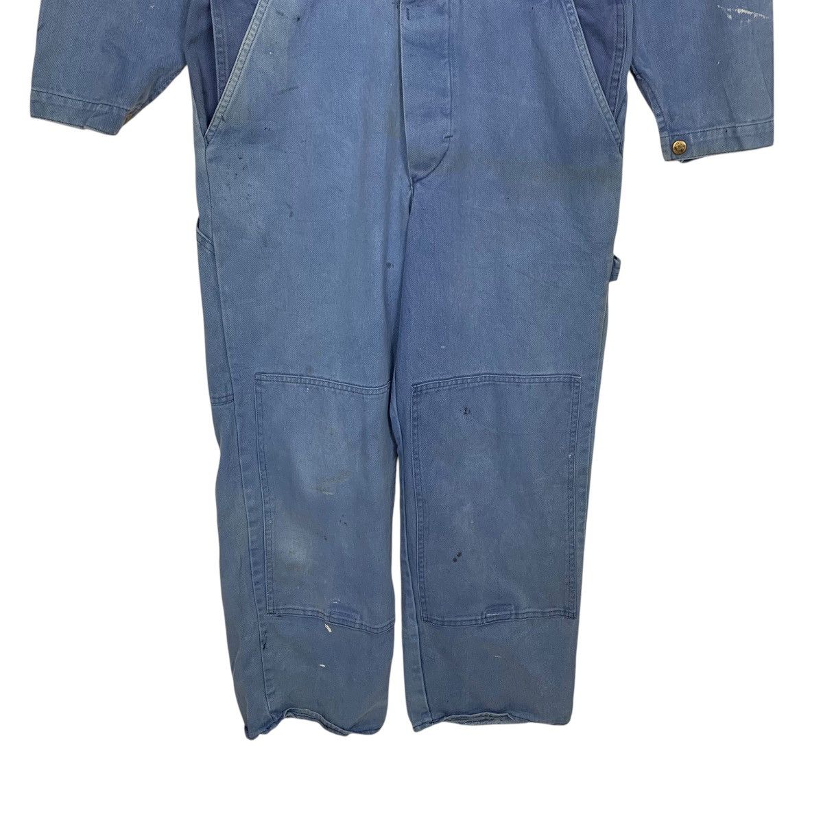 Vintage 90s WENAAS Faded Blue Workwear Carpenter Coverall #2816-C127 Size US 34 / EU 50 - 9 Thumbnail