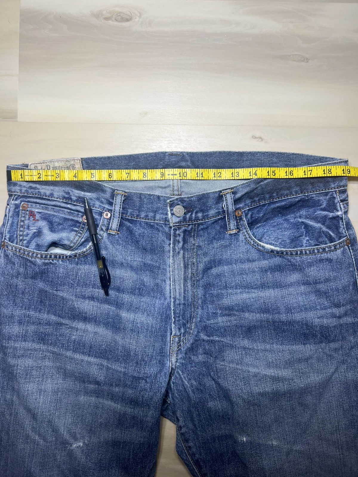 Polo Ralph Lauren Polo Ralph Lauren 867 Jeans Mens 36x30 Med Wash Size US 36 / EU 52 - 6 Thumbnail