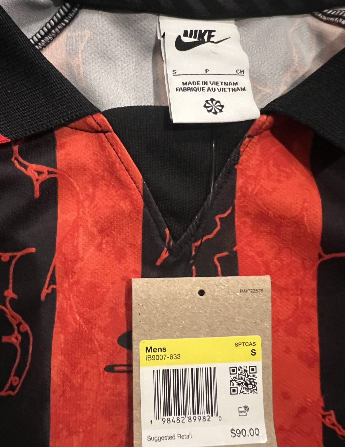 Nike Size Small NIKE AIR JERSEY VICTORY PICANTE UNIVERSITY RED Size US S / EU 44-46 / 1 - 5 Thumbnail